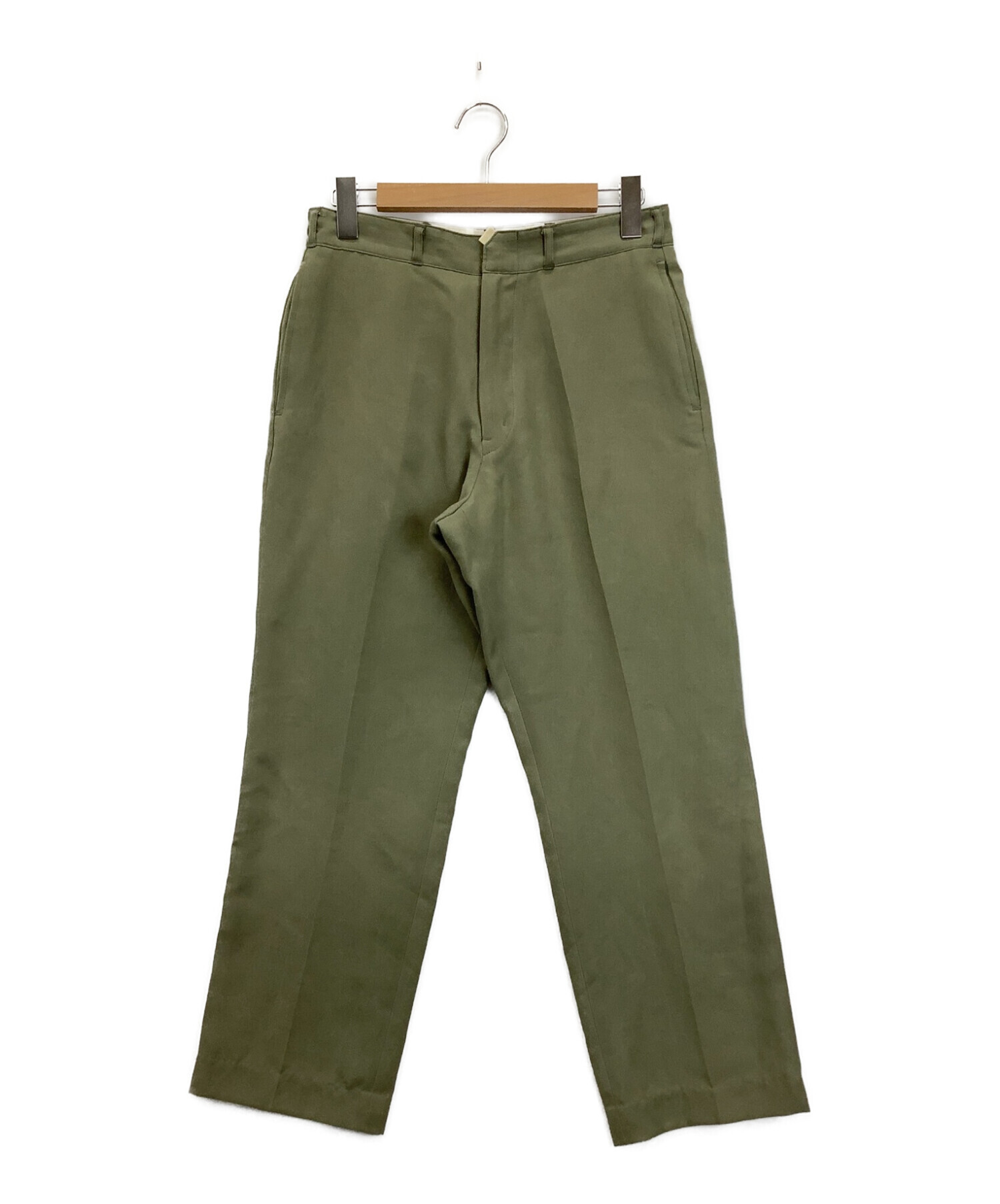 saby (サバイ) 21SS　POLY WORK PANTS グリーン サイズ:1