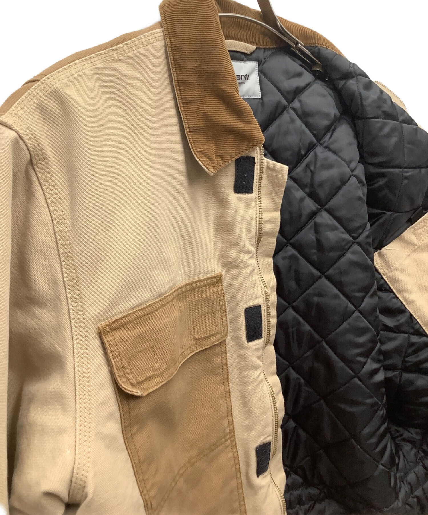 CarHartt (カーハート) WIP OG Arctic Coat ブラウン×ベージュ サイズ:M