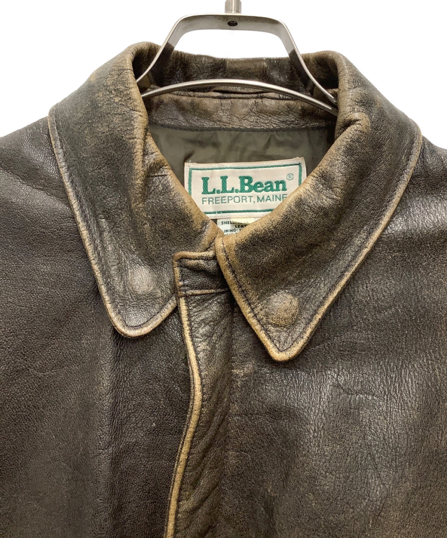 中古・古着通販】L.L.Bean (エルエルビーン) レザージャケット 70S ...