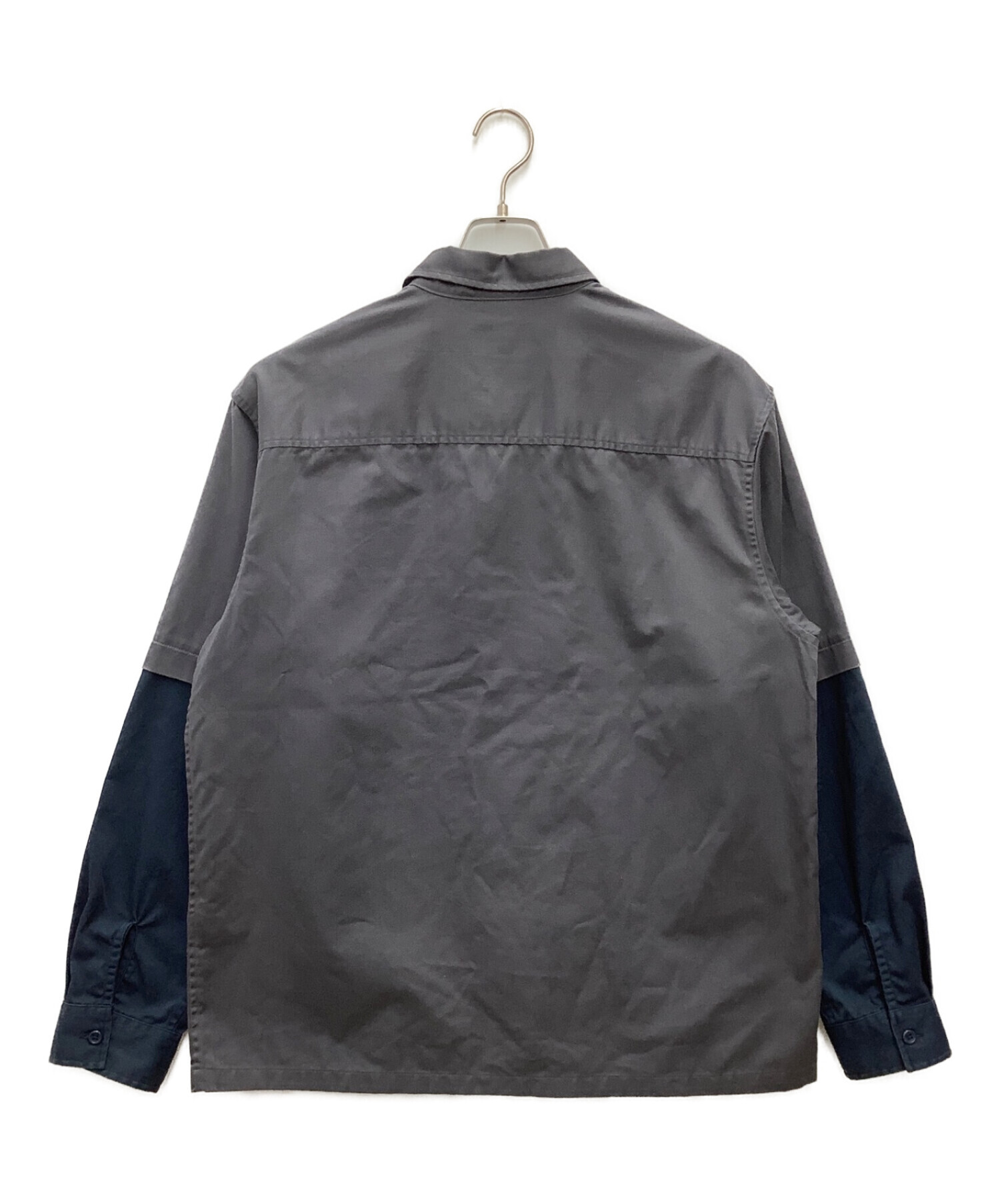 Supreme (シュプリーム) 長袖シャツ　20AW/2-Tone Work Shirt ダークグレー サイズ:L