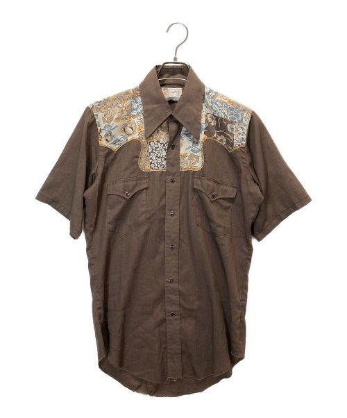 【中古・古着通販】Wrangler (ラングラー) 半袖ウエスタンシャツ