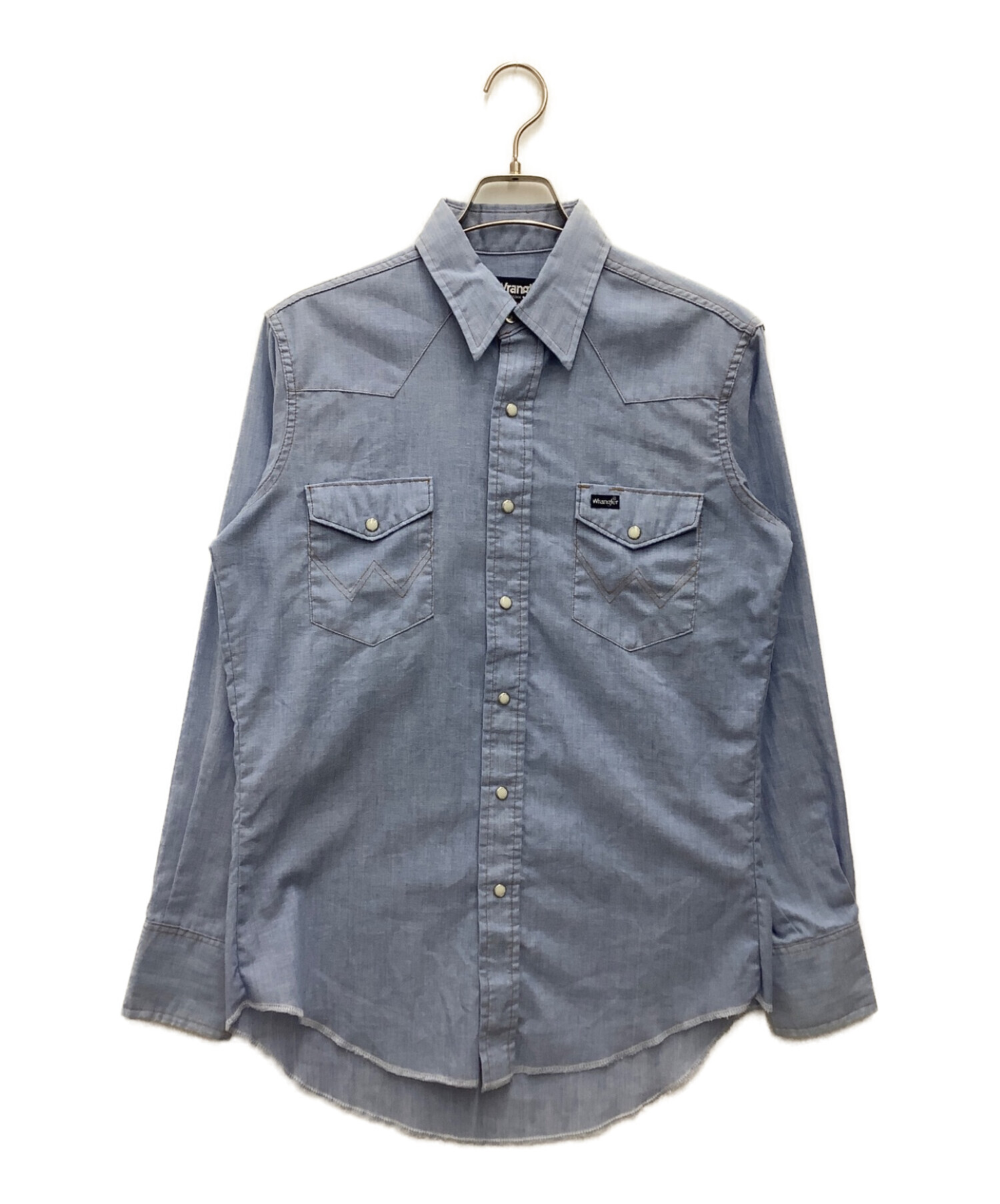 Wrangler (ラングラー) ウエスタンシャツ　70S~80S/VINTAGE/古着 ブルー サイズ:M