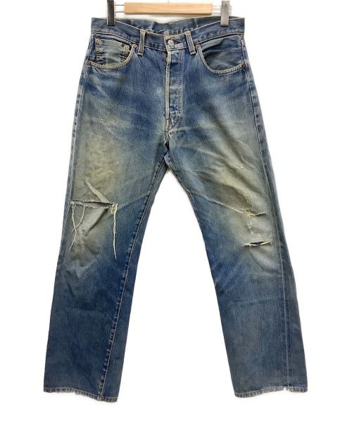 【中古・古着通販】LEVI'S (リーバイス) 90S~ ボタン裏555 バレンシア工場 501XX復刻 デニムパンツ インディゴ  サイズ:W34×L36｜ブランド・古着通販 トレファク公式【TREFAC FASHION】スマホサイト