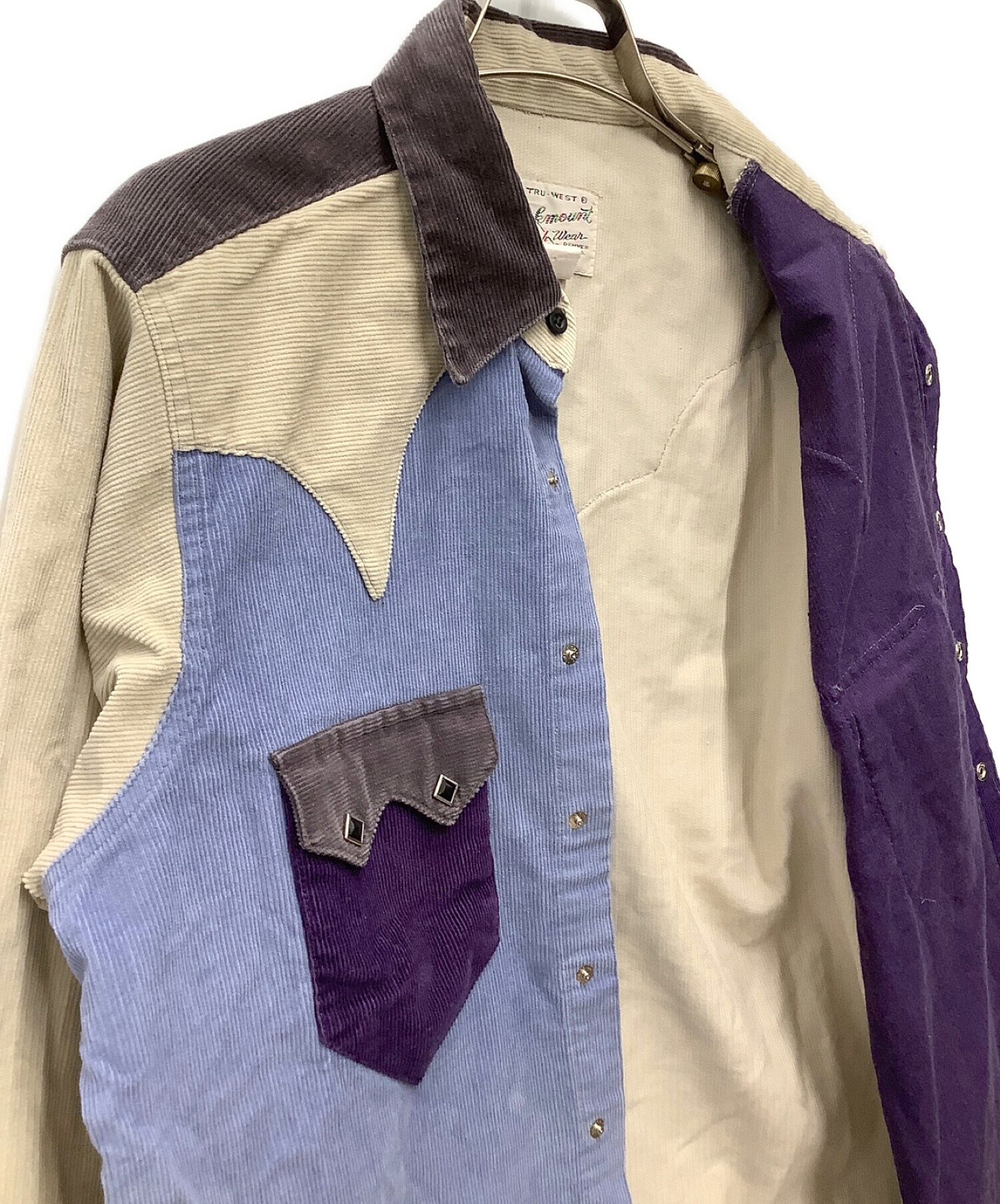 Rockmount Ranch Wear (ロックマウントランチウェア) ウエスタンシャツ 70S～/レインボータグ/VINTAGE/古着  マルチカラー サイズ:M