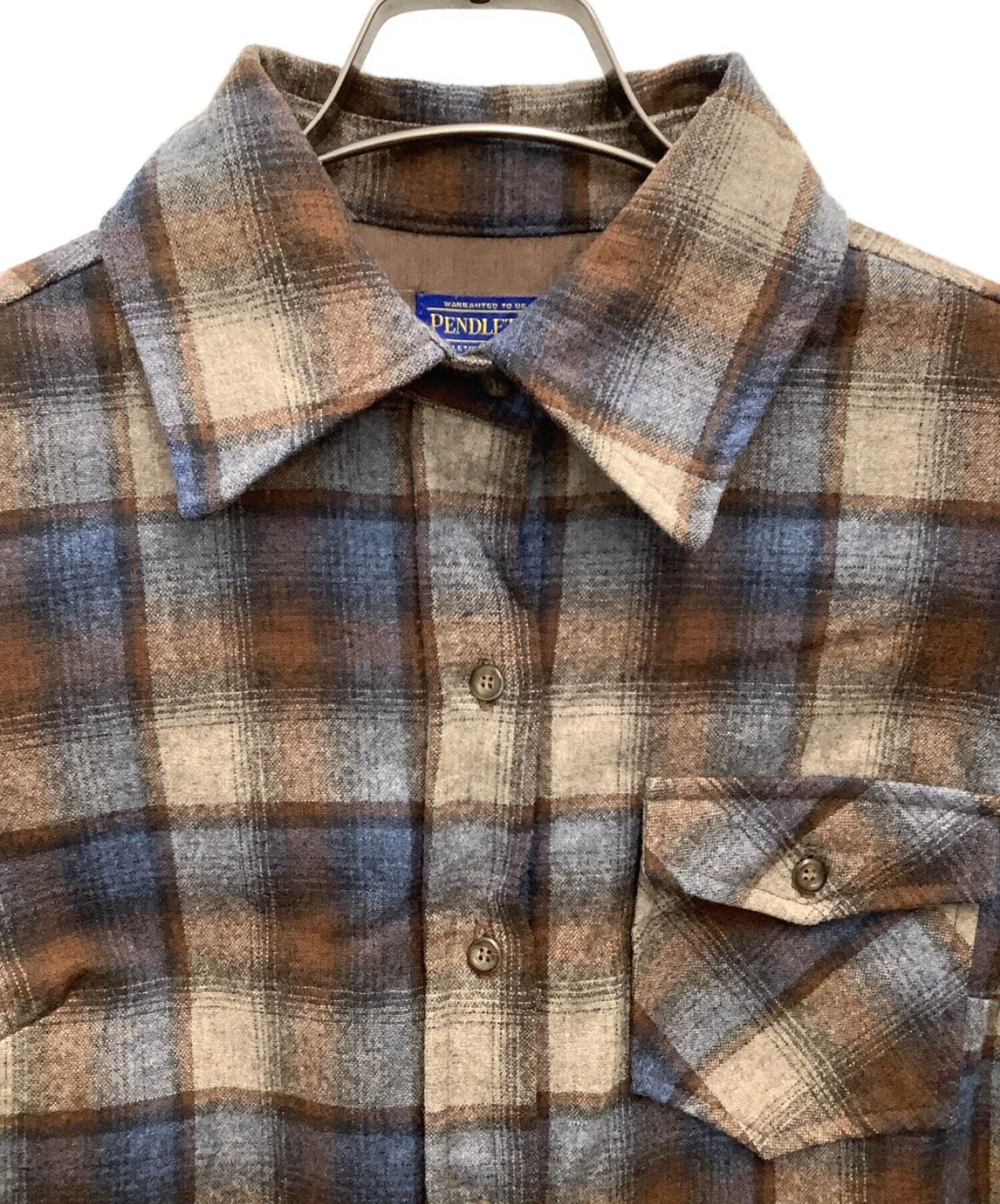 中古・古着通販】PENDLETON (ペンドルトン) ネルシャツ ブラウン 