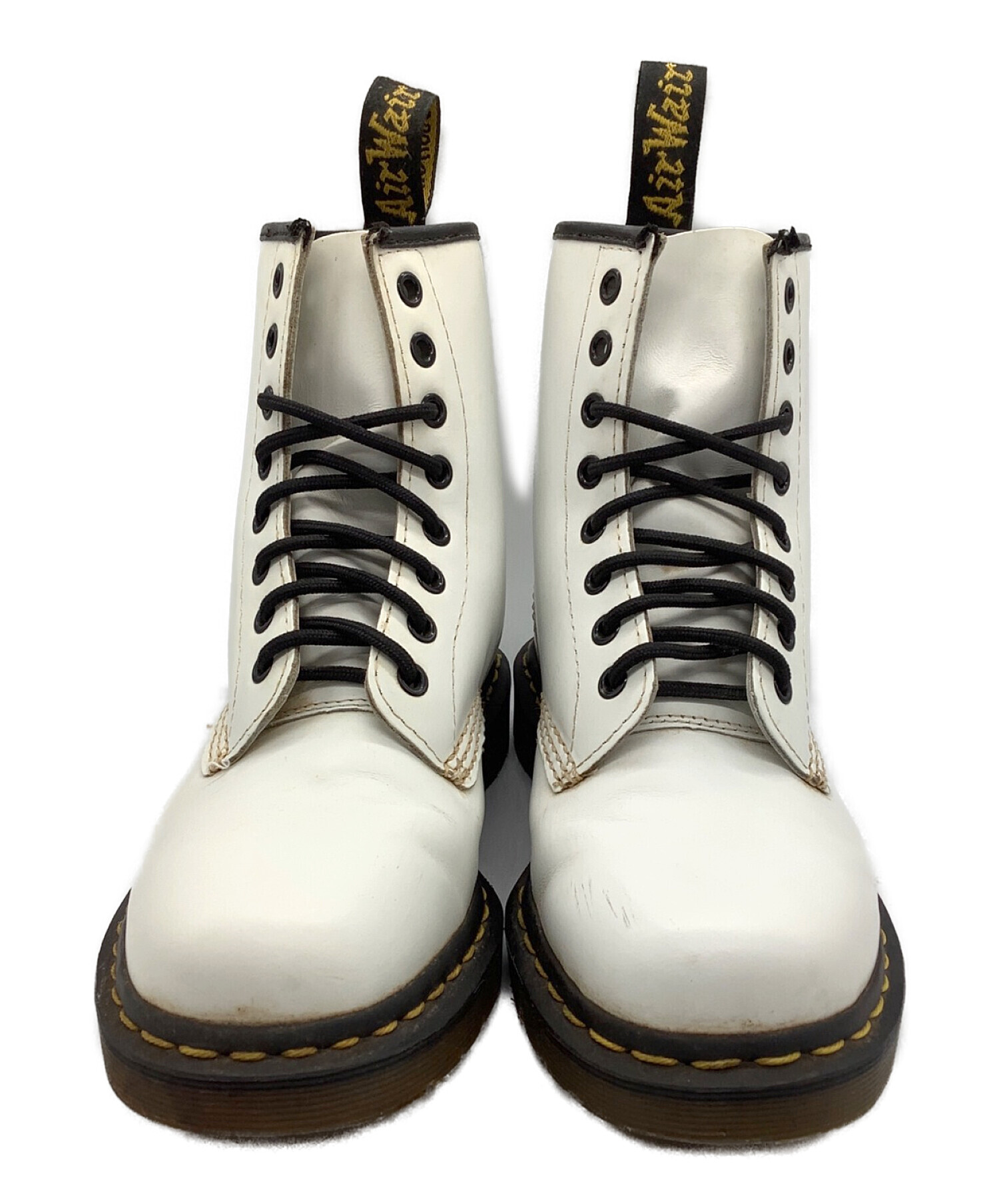 Dr.Martens (ドクターマーチン) 8ホールブーツ ホワイト サイズ:UK7