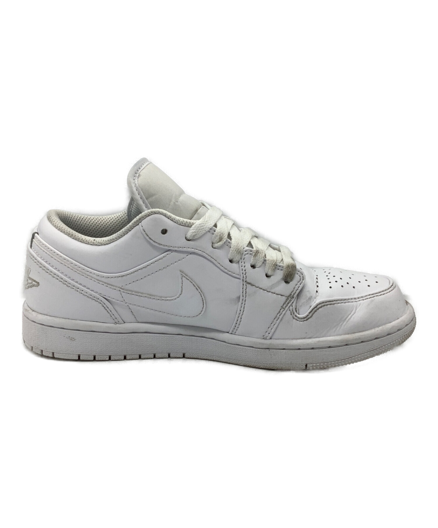 NIKE (ナイキ) AIR JORDAN 1 LOW ホワイト サイズ:SIZE 25.5cm