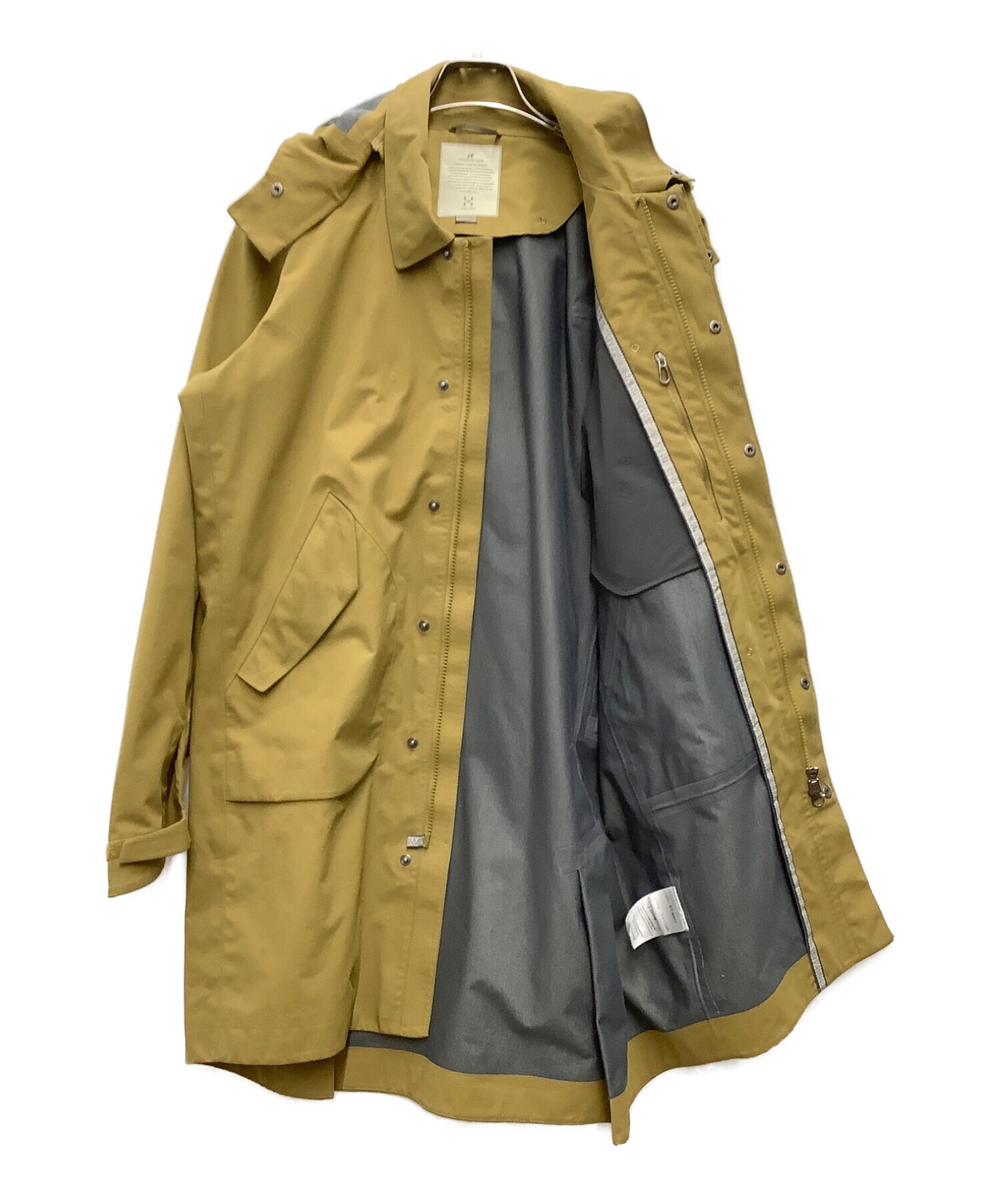 中古・古着通販】HAGLOFS (ホグロフス) ORNAS PARKA ベージュ サイズ:S 