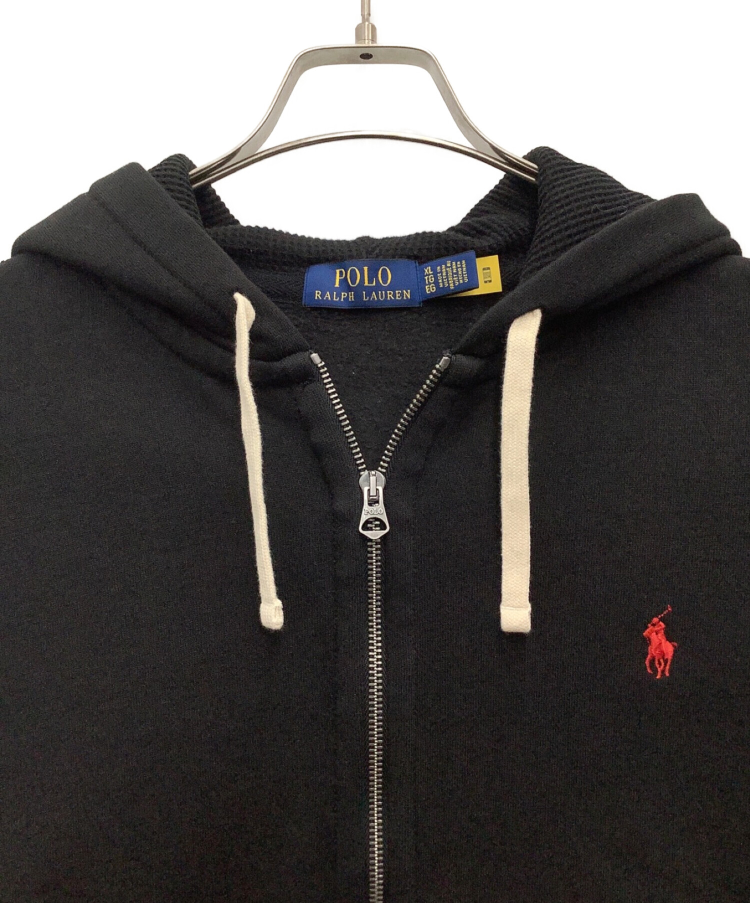 POLO RALPH LAUREN (ポロ・ラルフローレン) ジップパーカー ブラック サイズ:SIZE XL