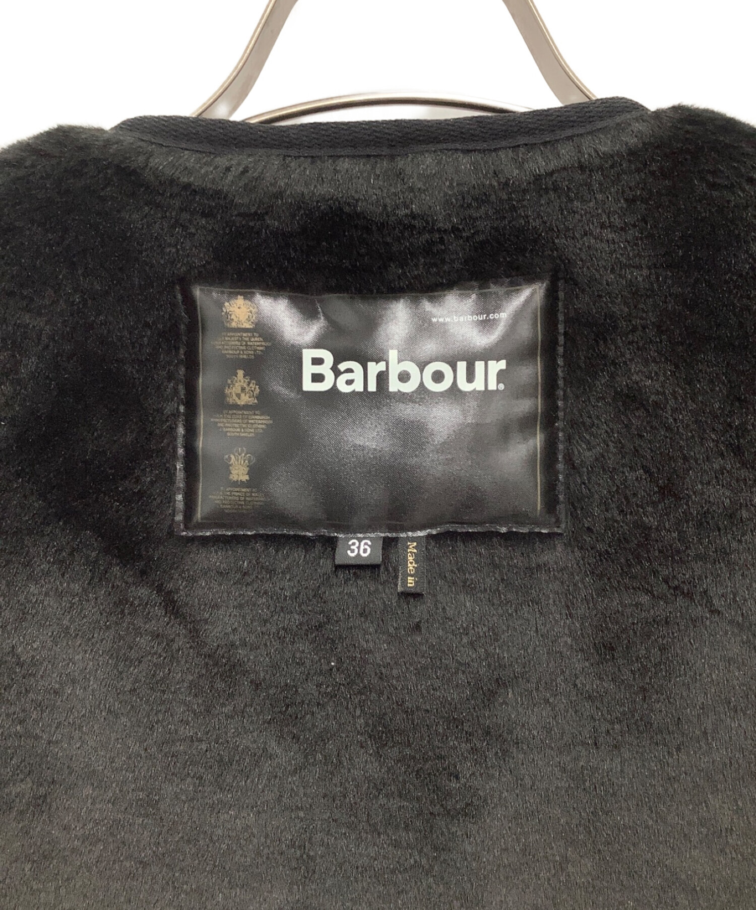 中古・古着通販】Barbour (バブアー) ライナーファーベスト ブラック