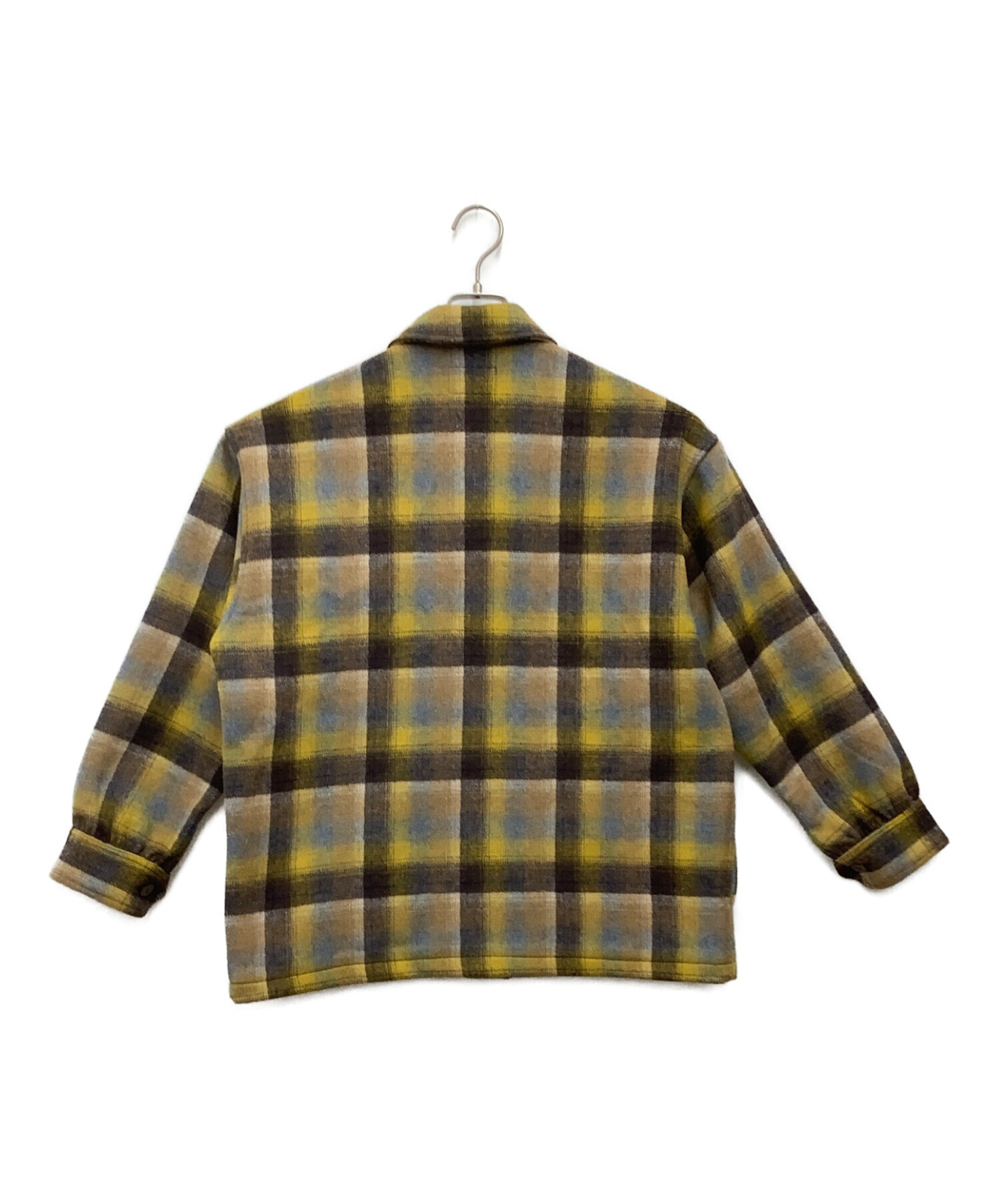 PENDLETON (ペンドルトン) CPOシャツジャケット イエロー×ブラウン サイズ:SIZE M 未使用品