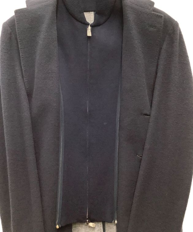 中古・古着通販】CORNELIANI (コルネリアーニ) レイヤードテーラードジャケット ネイビー サイズ:SIZE 50｜ブランド・古着通販  トレファク公式【TREFAC FASHION】スマホサイト