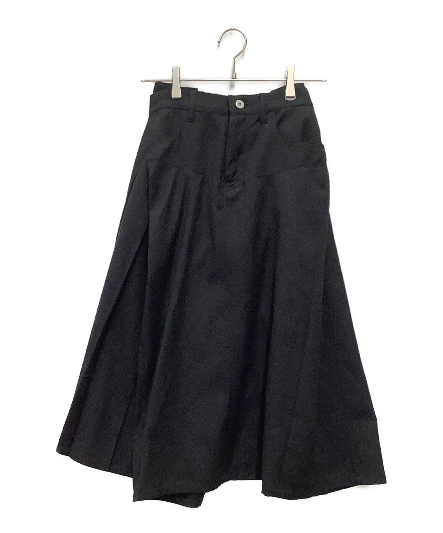 JUNYA WATANABE COMME des GARCONS (ジュンヤワタナベ コムデギャルソン) 16AW　変形スカート ブラック サイズ:XS