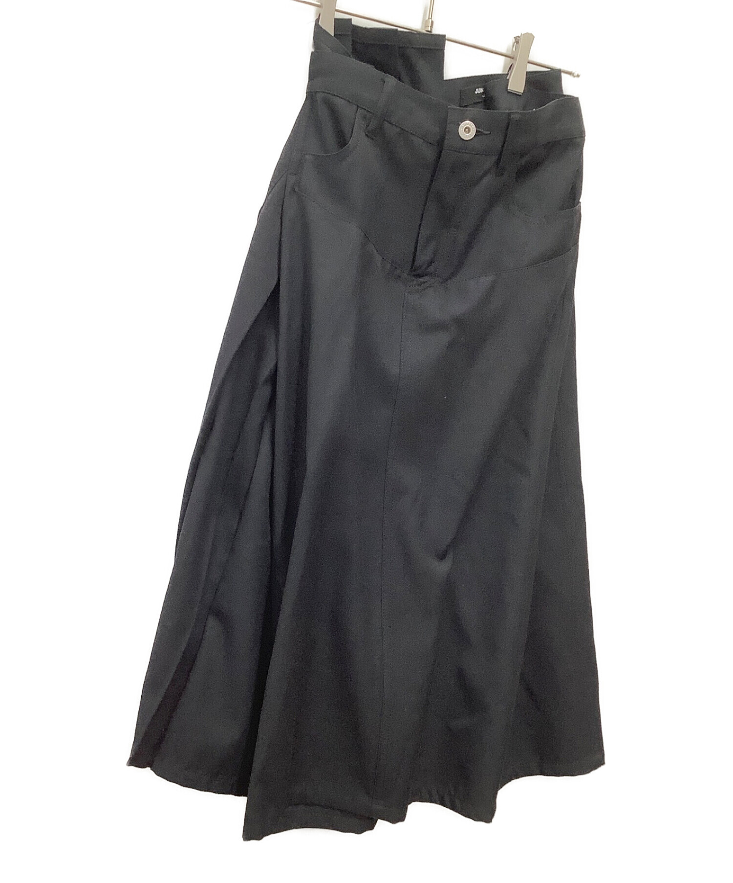 JUNYA WATANABE COMME des GARCONS (ジュンヤワタナベ コムデギャルソン) 16AW　変形スカート ブラック サイズ:XS