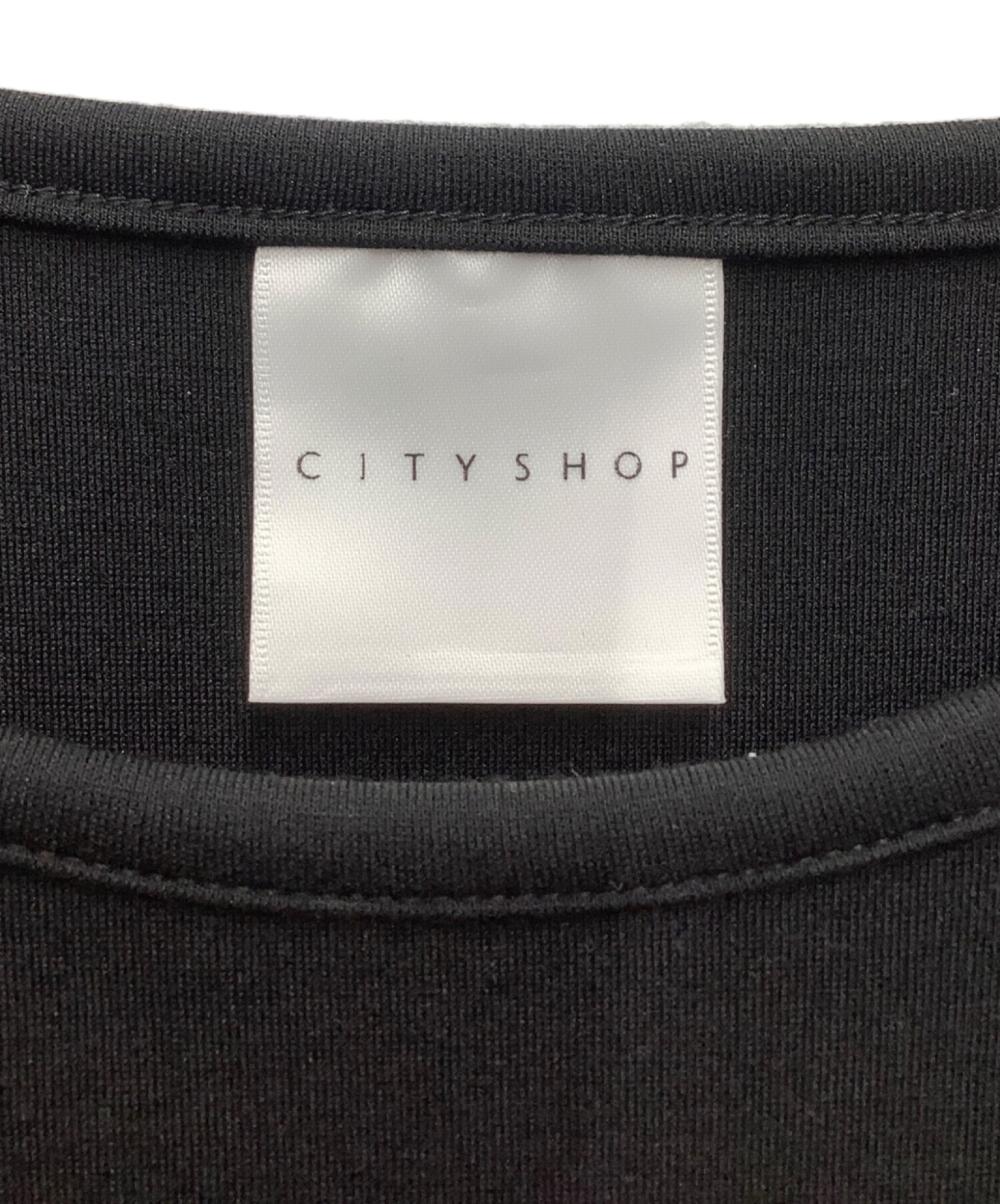 中古・古着通販】CITYSHOP (シティショップ) ワンピース ブラック サイズ:SIZE M (38)｜ブランド・古着通販  トレファク公式【TREFAC FASHION】スマホサイト