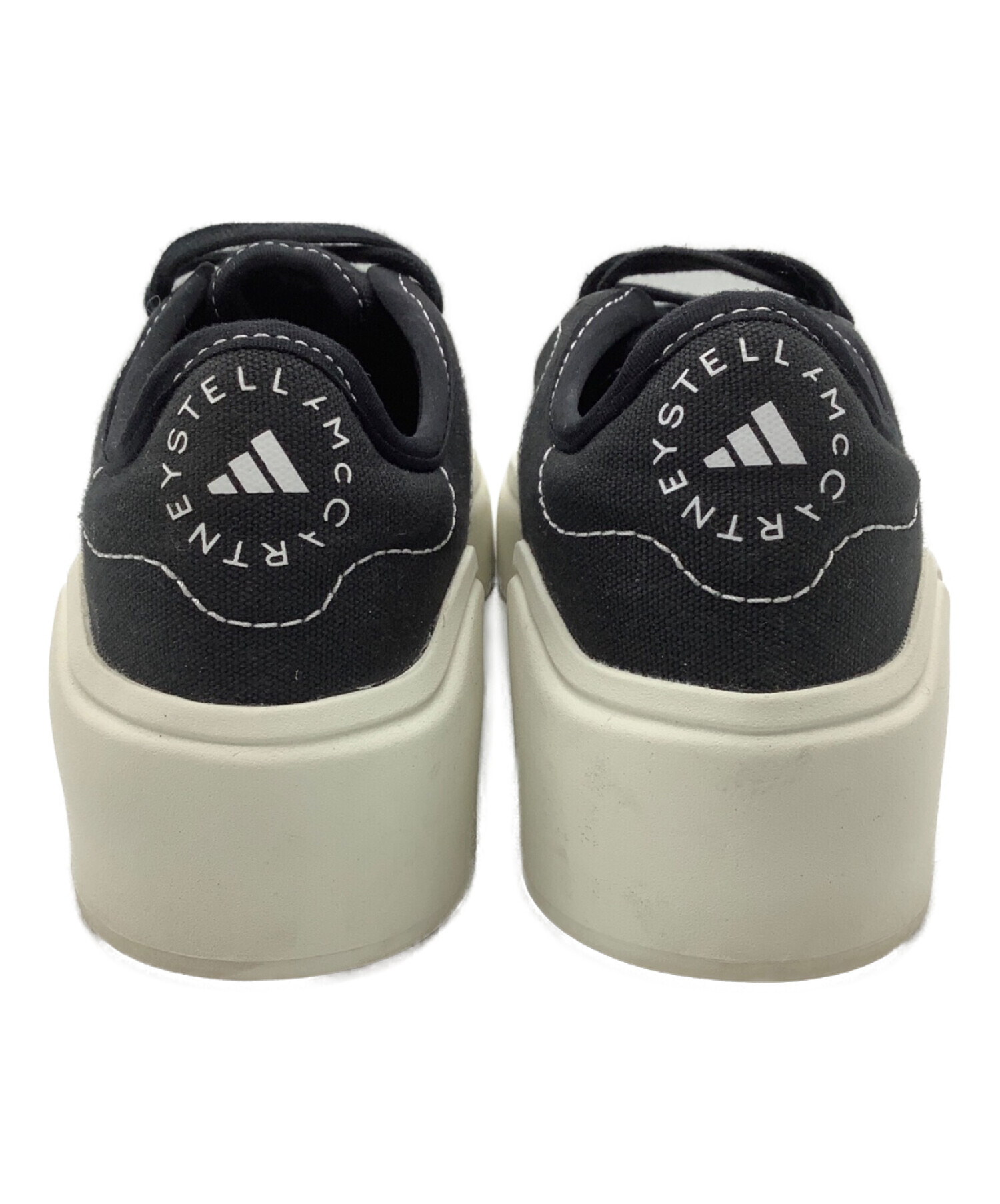 adidas (アディダス) STELLA McCARTNEY (ステラマッカートニー) スニーカー　COURT ブラック サイズ:SIZE 24cm