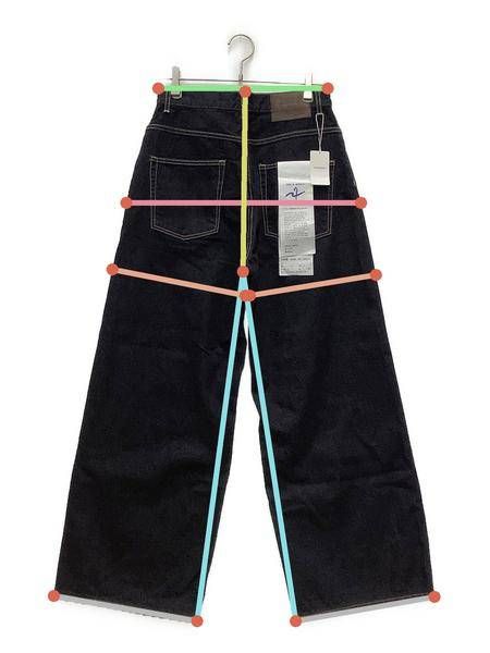 中古・古着通販】DENIM WORKS (デニムワークス) デニムパンツ ネイビー 