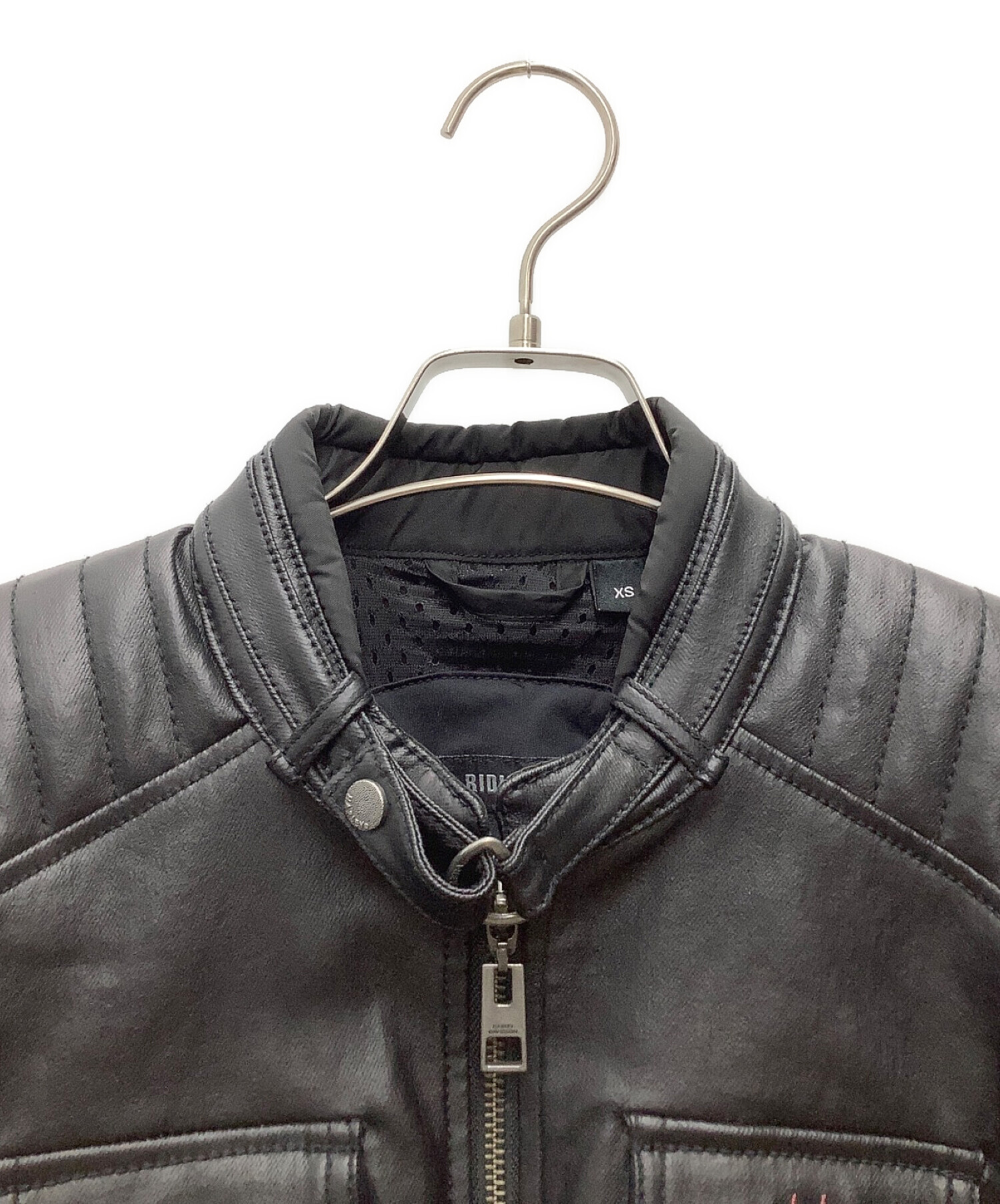 中古・古着通販】HARLEY-DAVIDSON (ハーレーダビッドソン) バイカージャケット ブラック サイズ:SIZE XS｜ブランド・古着通販  トレファク公式【TREFAC FASHION】スマホサイト