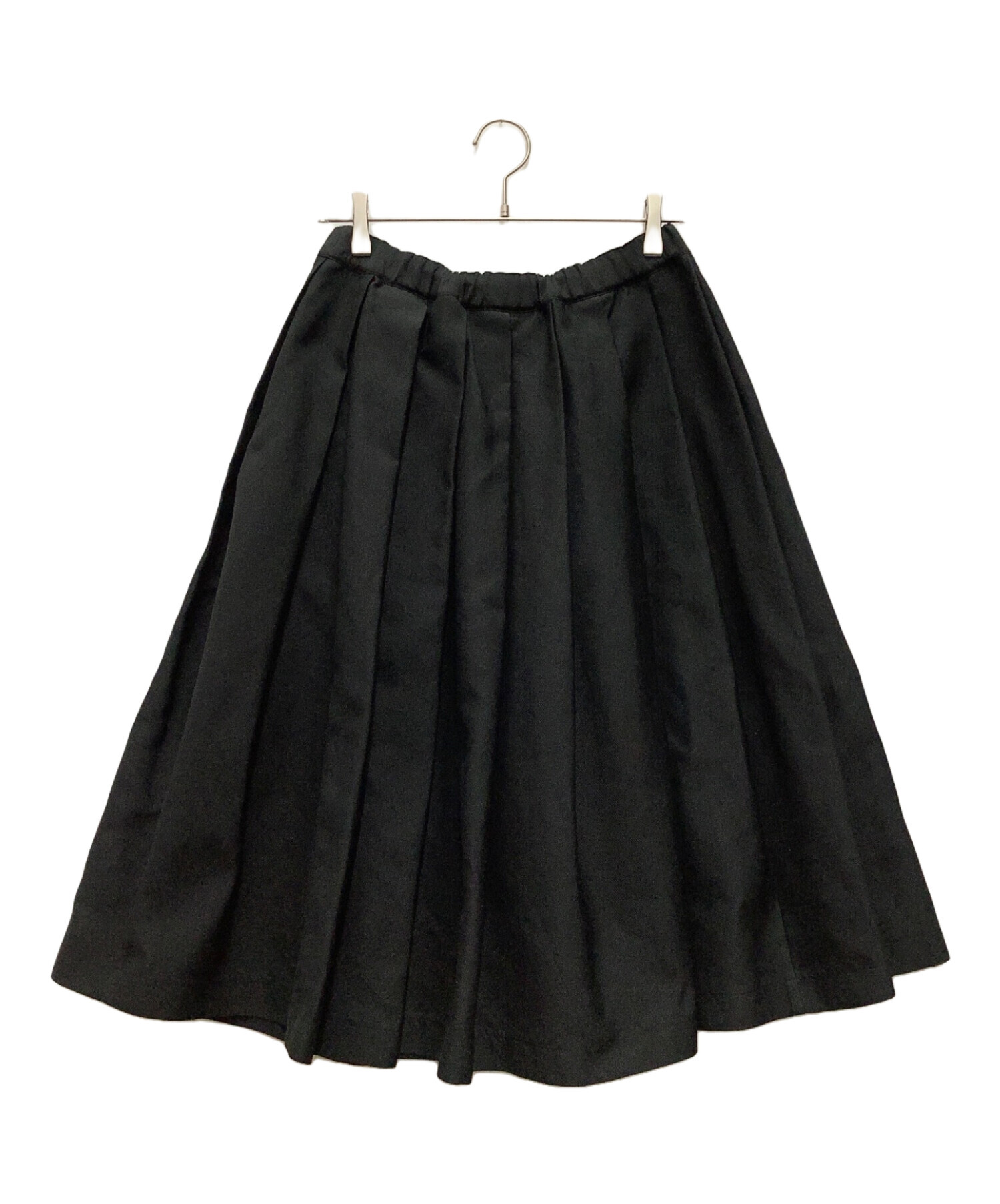 BLACK COMME des GARCONS (ブラック コムデギャルソン) 16AW　ミディフレアスカート ブラック サイズ:SIZE　XS