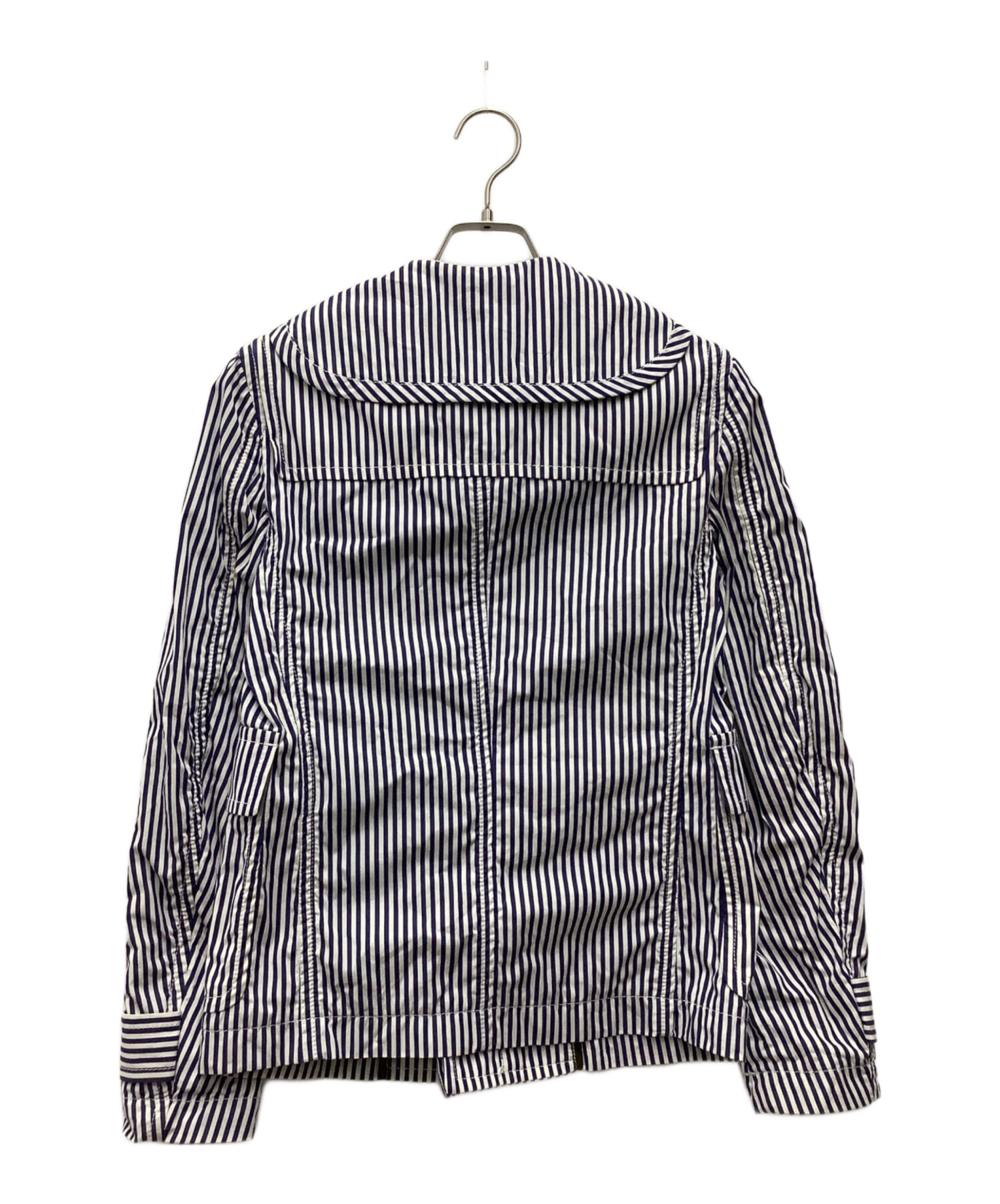 中古・古着通販】COMME des GARCONS SHIRT (コムデギャルソンシャツ) ジャケット ホワイト×ネイビー サイズ:SIZE  XS｜ブランド・古着通販 トレファク公式【TREFAC FASHION】スマホサイト