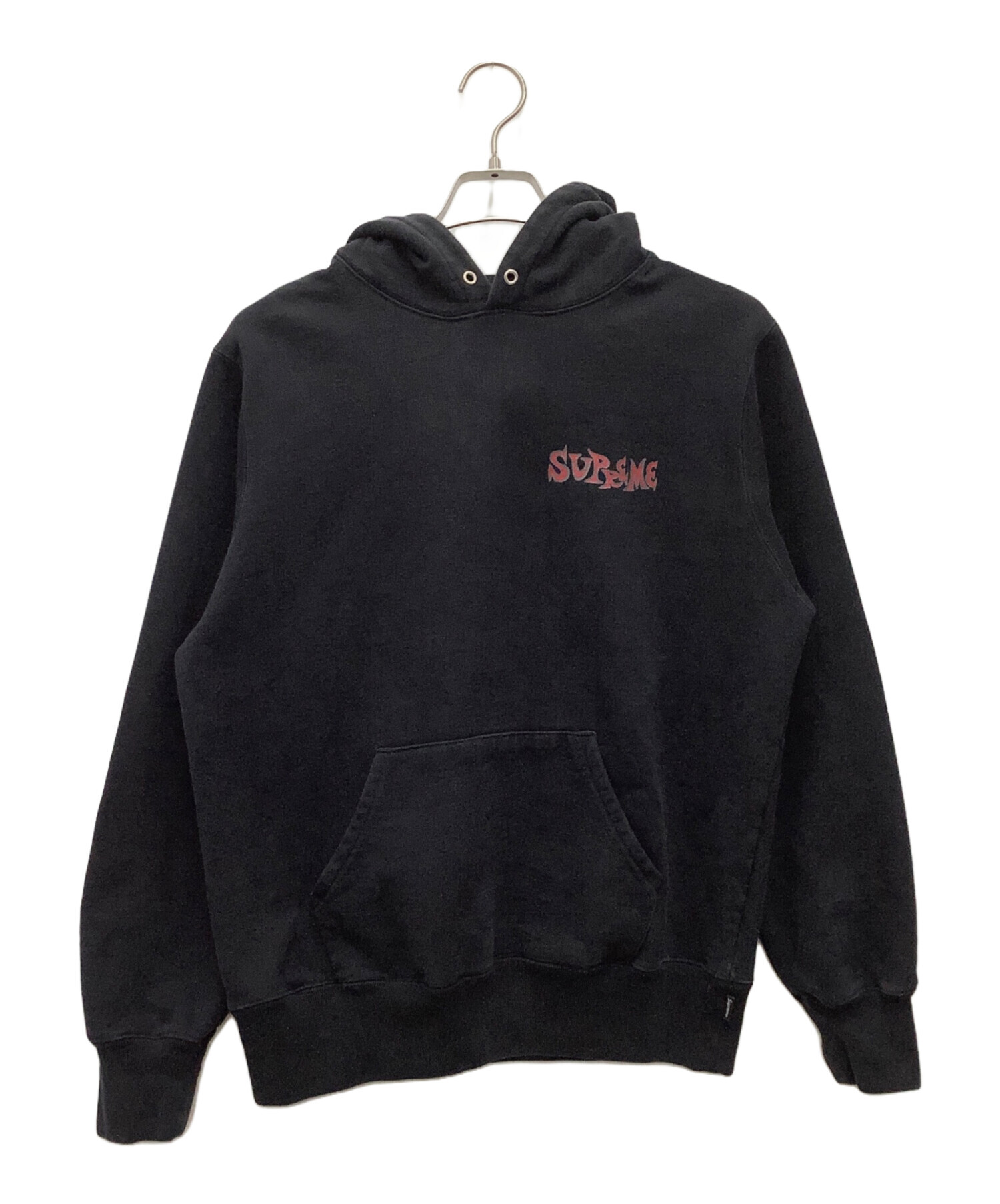 Supreme (シュプリーム) プルオーバーパーカー Portrait Hooded Sweatshirt 18AW ブラック サイズ:SIZE S