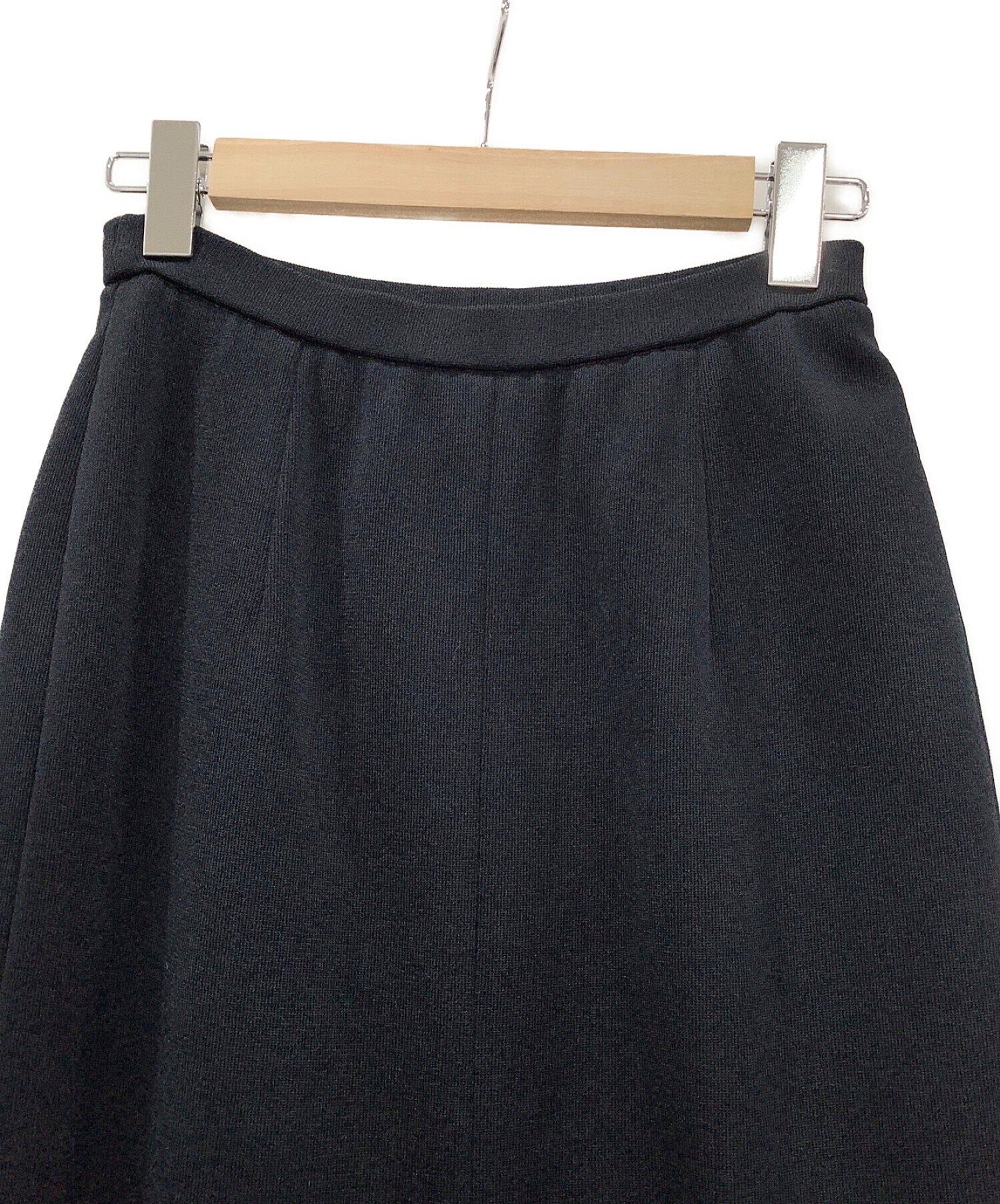 【vintage】YEVS SAINT LAURENT ニットスカート ネイビー
