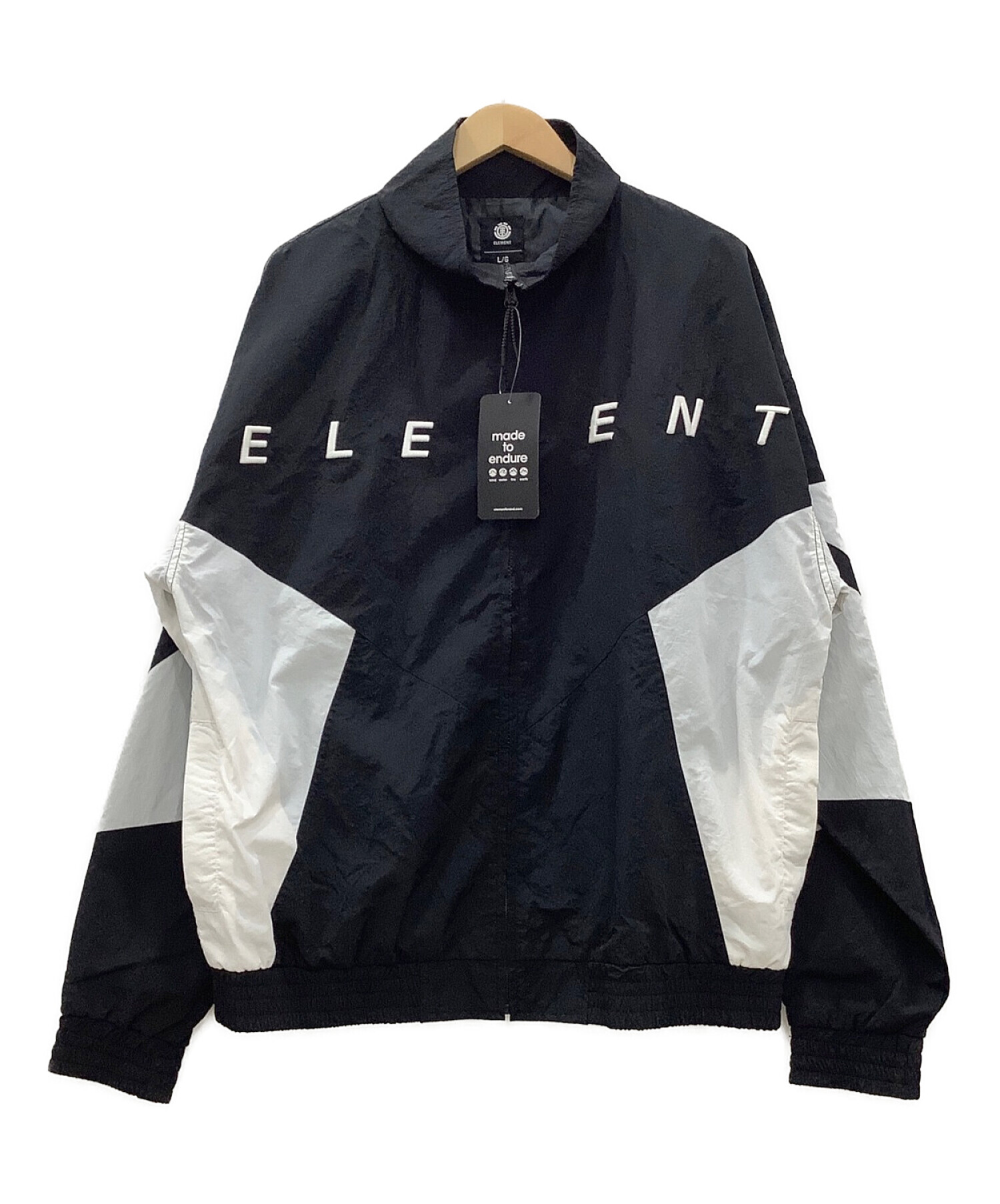 ELEMENT (エレメント) ナイロンジャケット ブラック サイズ:L/G 未使用品