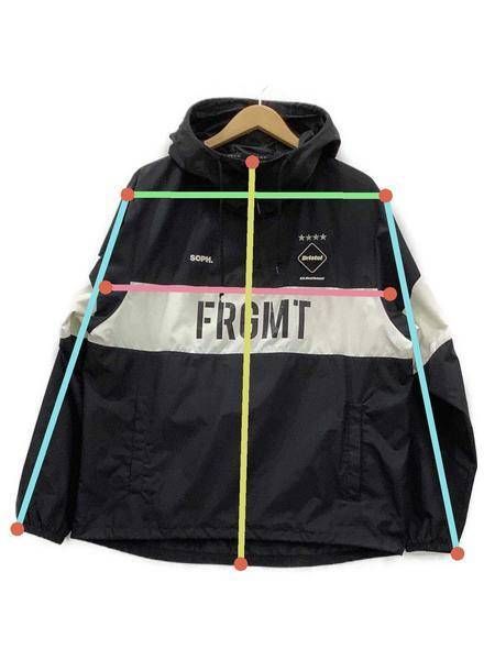 中古・古着通販】F.C.R.B. (エフシーレアルブリストル) TRAINING ANORAK SPONSORED BY FRGMTジャケット  ブラック サイズ:S｜ブランド・古着通販 トレファク公式【TREFAC FASHION】スマホサイト