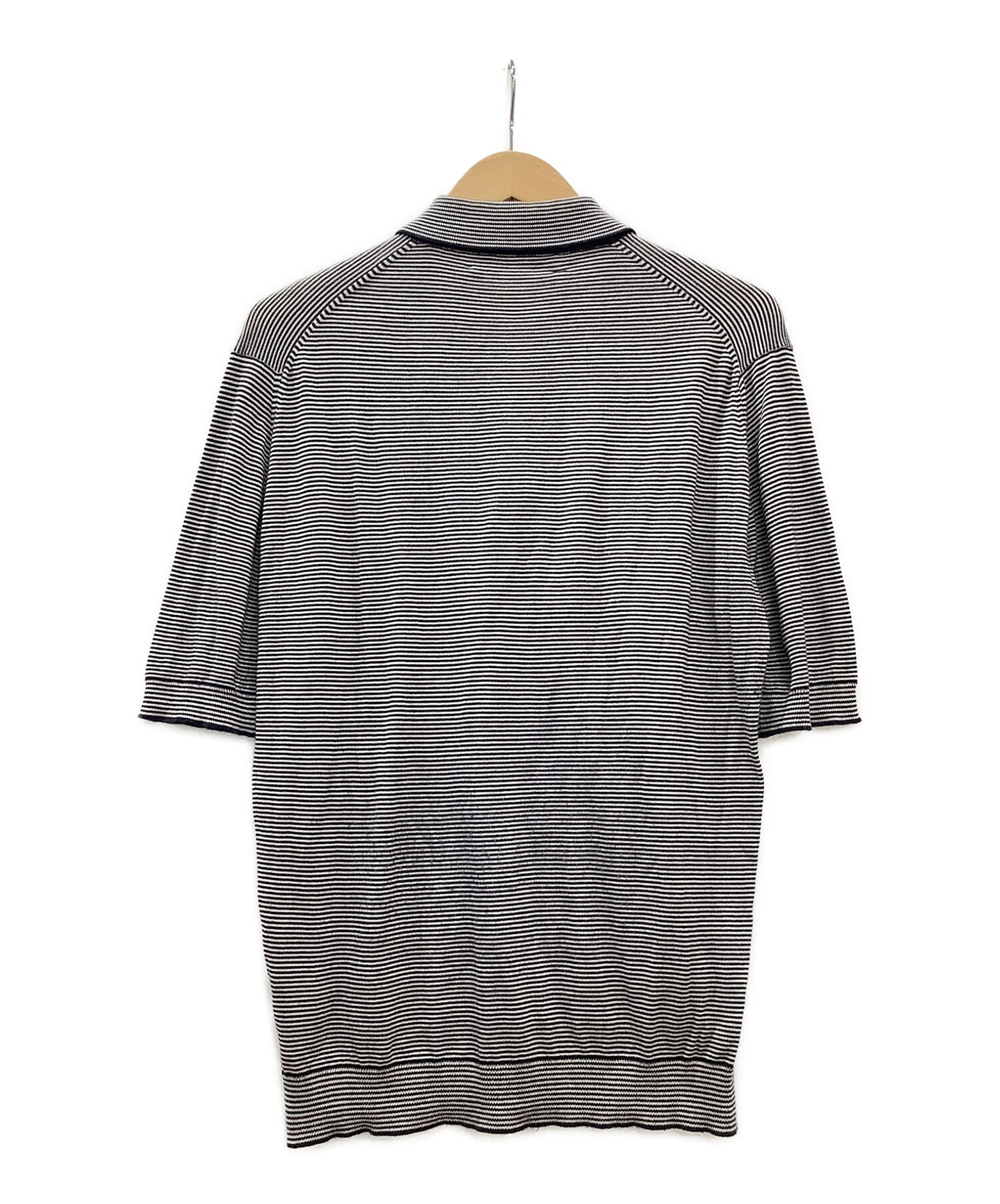 JOHN SMEDLEY (ジョンスメドレー) JOHN SMEDLEY　ニットポロシャツ グレー サイズ:SML