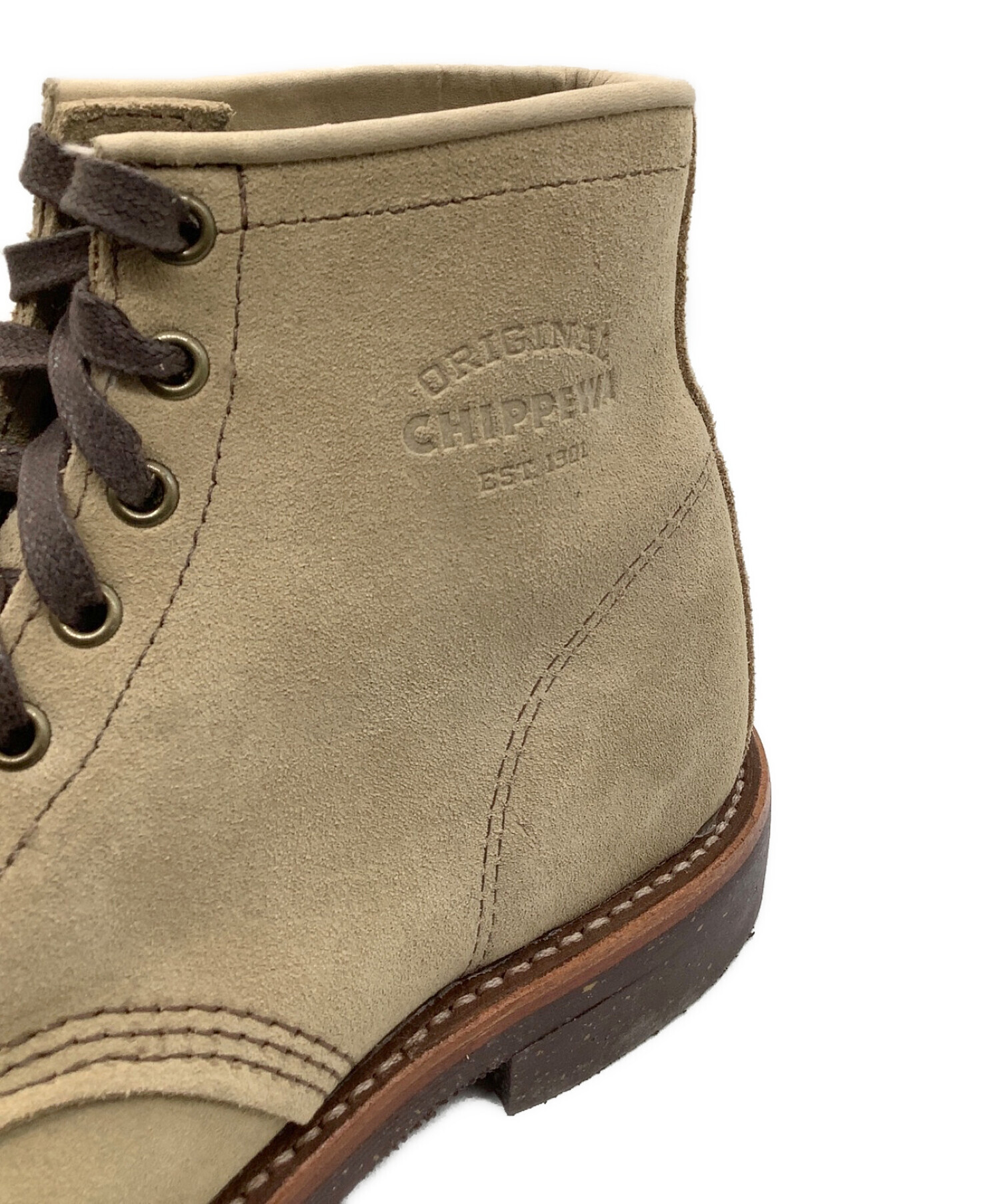 CHIPPEWA (チペワ) CHIPPEWA　6インチサービスブーツ サンドベージュ サイズ:25.5