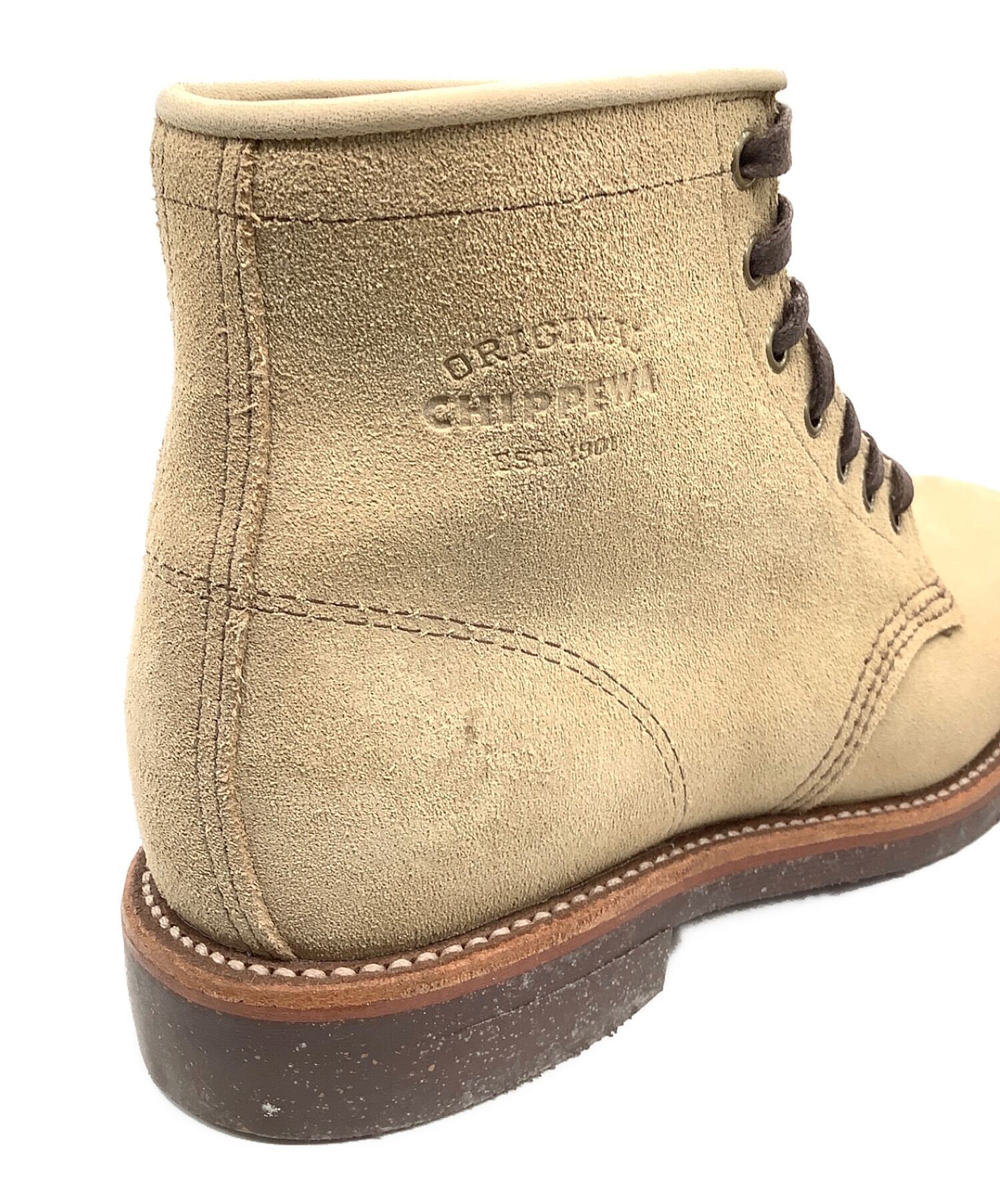 CHIPPEWA (チペワ) CHIPPEWA　6インチサービスブーツ サンドベージュ サイズ:25.5