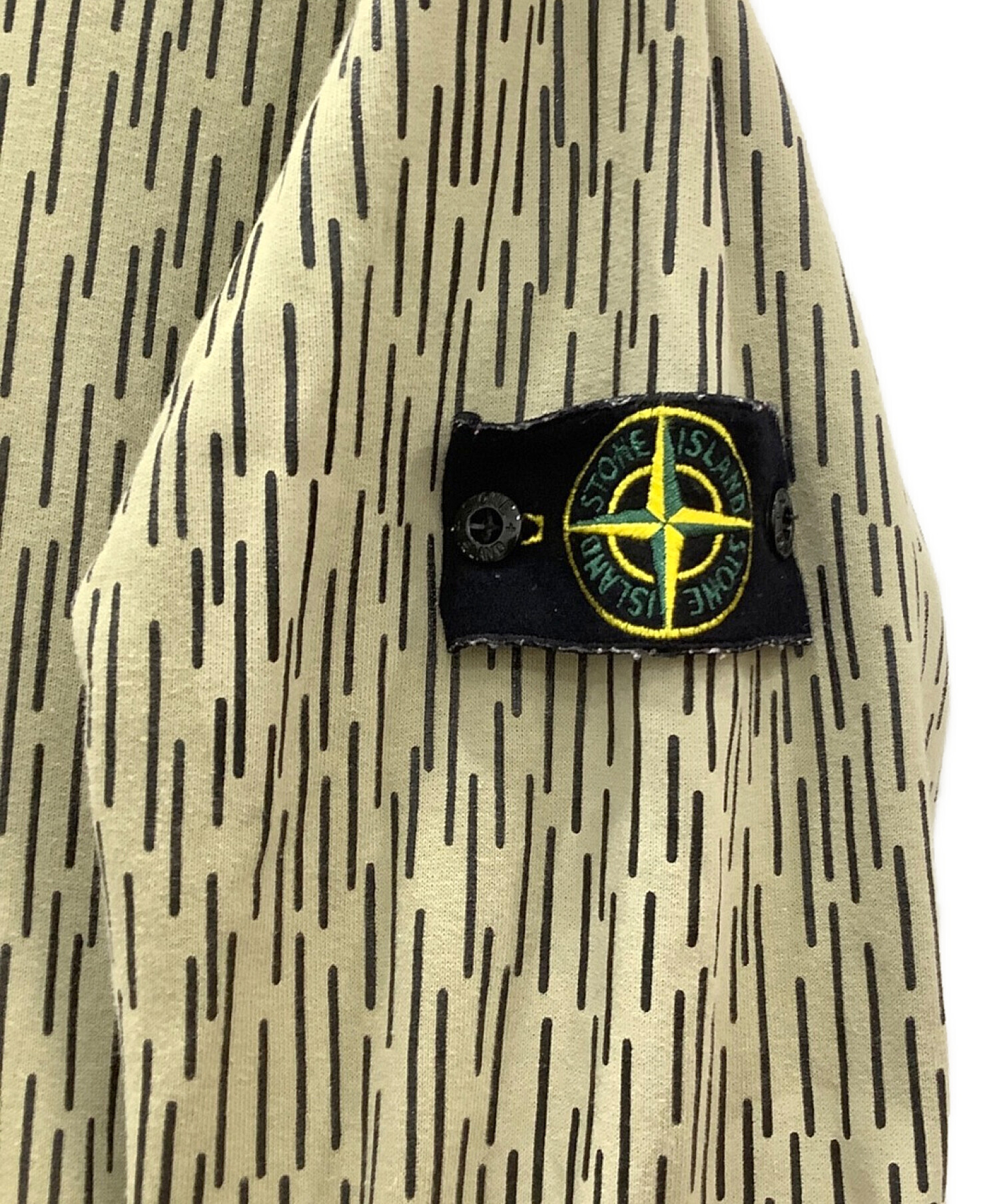 STONE ISLAND (ストーンアイランド) STONE ISLAND　ハーフジップパーカー グリーン サイズ:Mサイズ