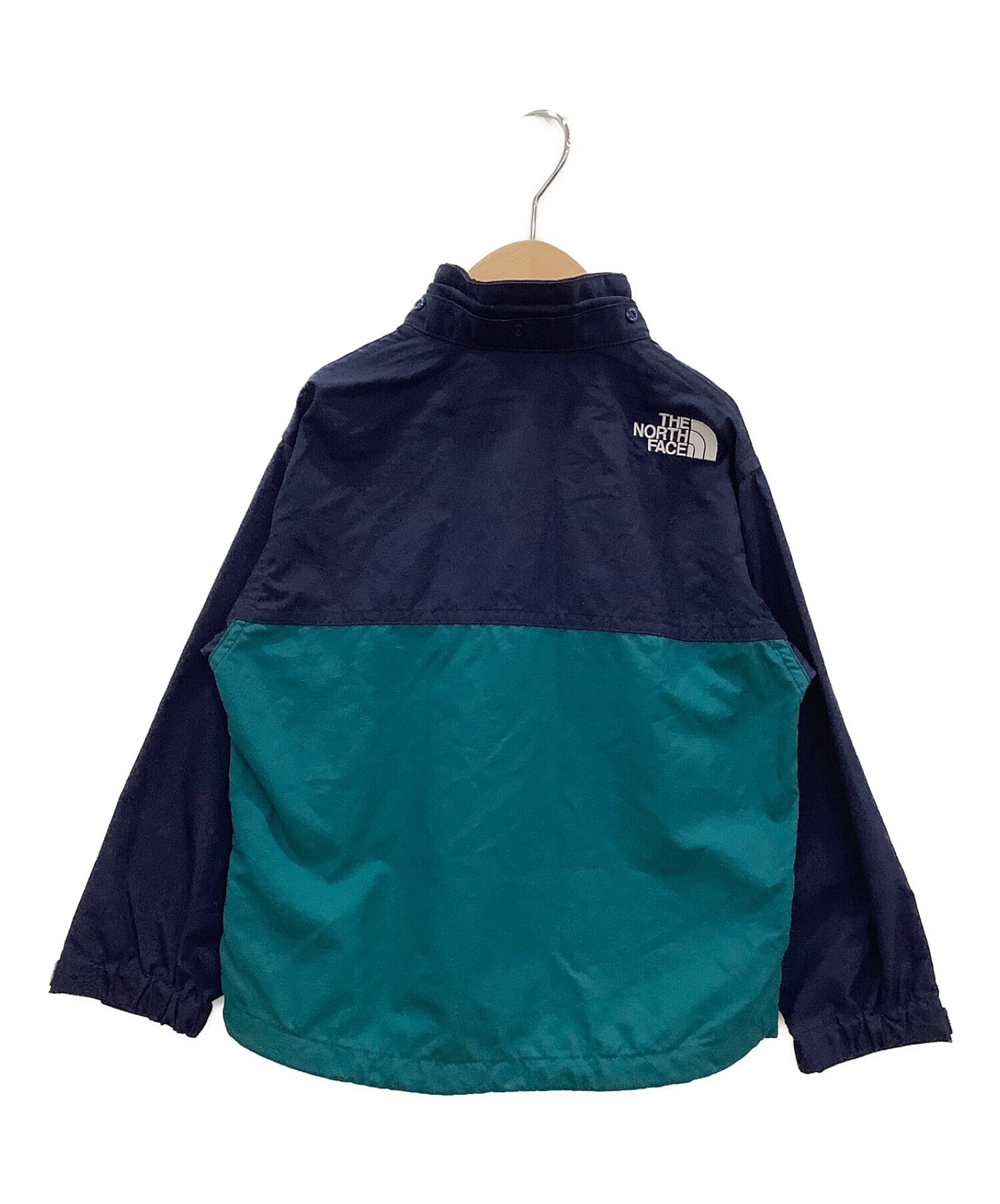 中古・古着通販】THE NORTH FACE (ザ ノース フェイス) コンパクトジャケット ネイビー×グリーン サイズ:110｜ブランド・古着通販  トレファク公式【TREFAC FASHION】スマホサイト