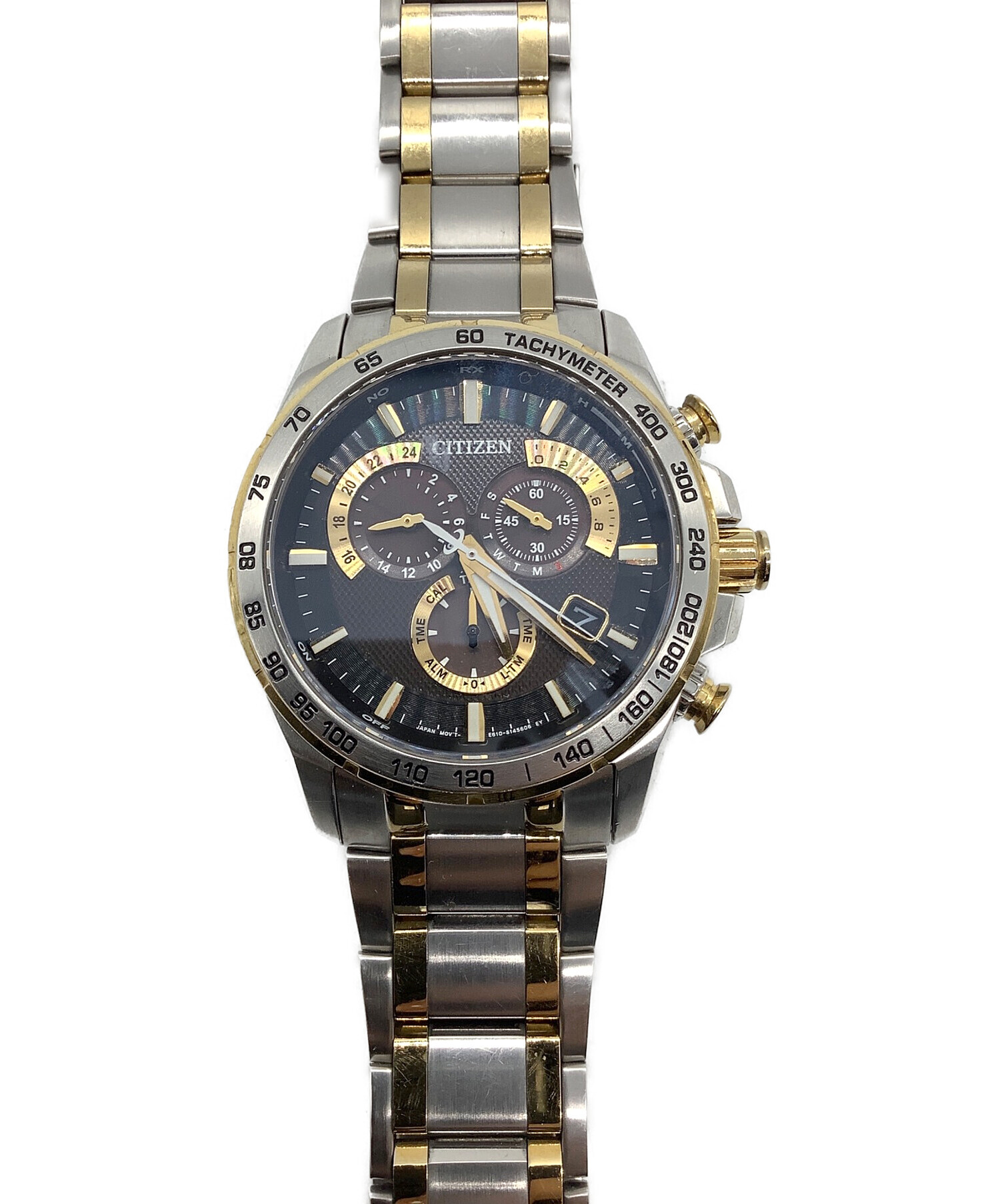 【 シチズン】新品未使用 Eco-Drive クロノ メンズ 腕時計 ★308腕時計(アナログ)