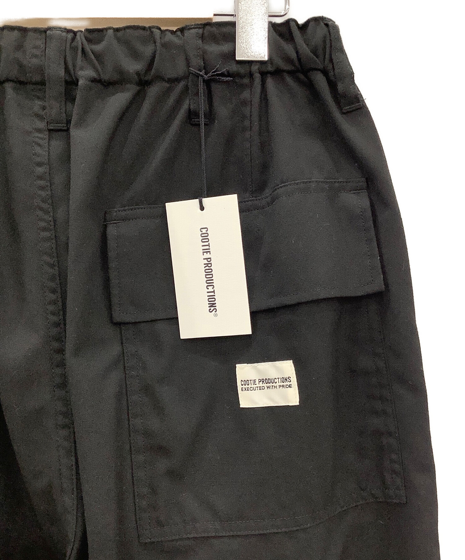 COOTIE PRODUCTIONS (クーティープロダクツ) COOTIE PRODUCTIONS　T/R Error Fit Utility  Easy Pants ブラック サイズ:Mサイズ 未使用品