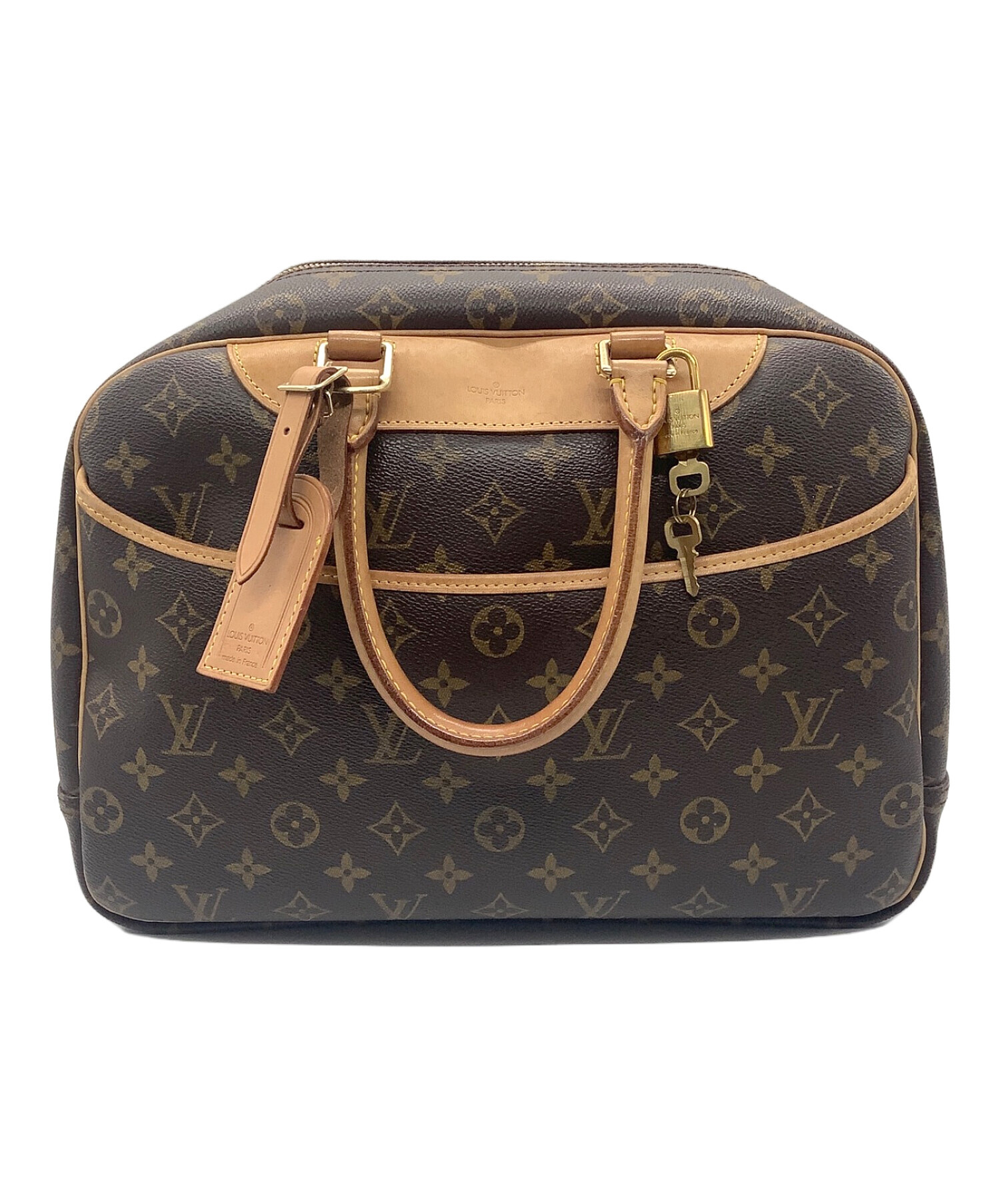 中古・古着通販】LOUIS VUITTON (ルイ ヴィトン) ドーヴィル(ボーリングヴァニティ) ブラウン｜ブランド・古着通販  トレファク公式【TREFAC FASHION】スマホサイト