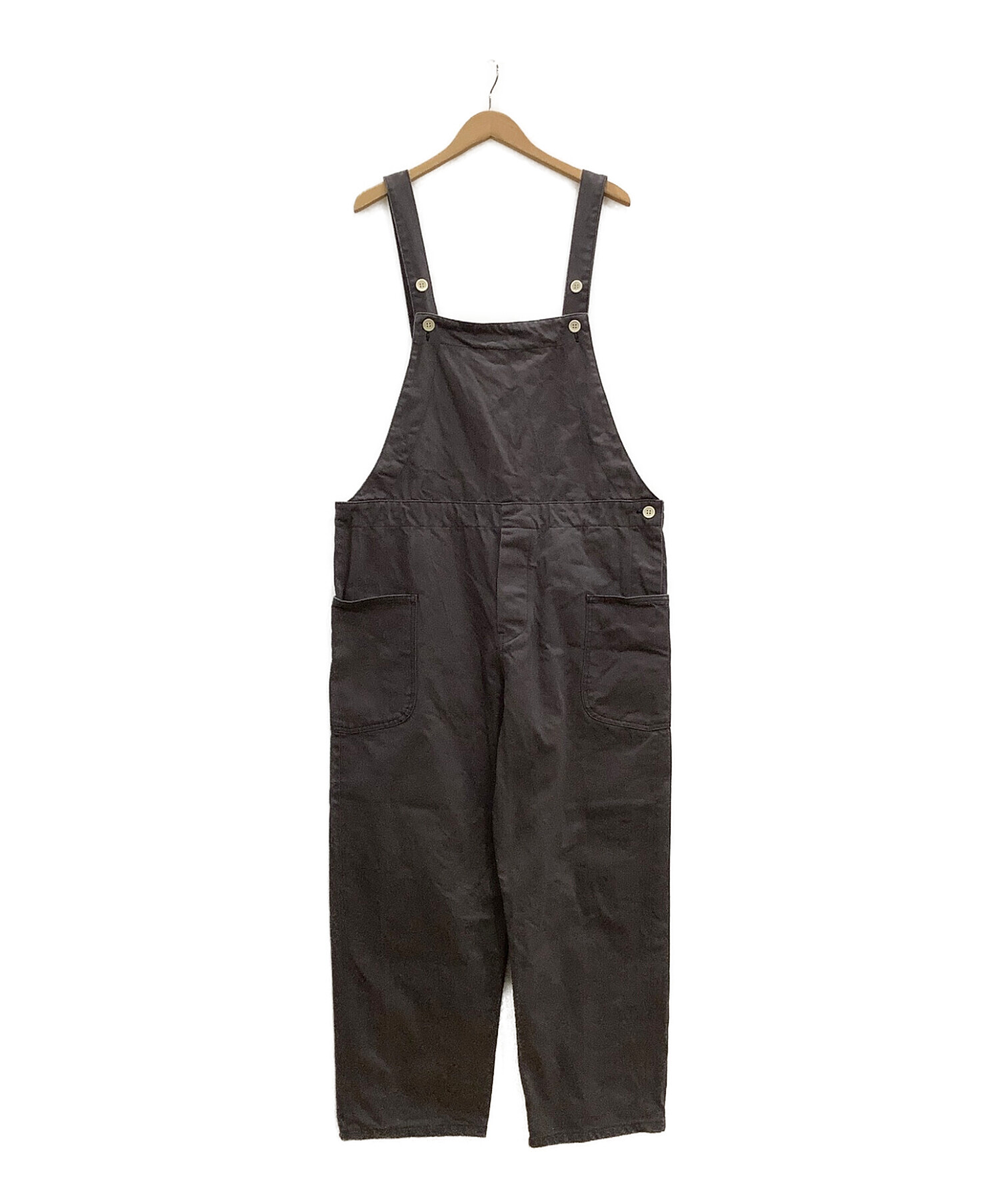 中古・古着通販】HATSKI (ハツキ) Katsuragi Selvedge Overall グレー