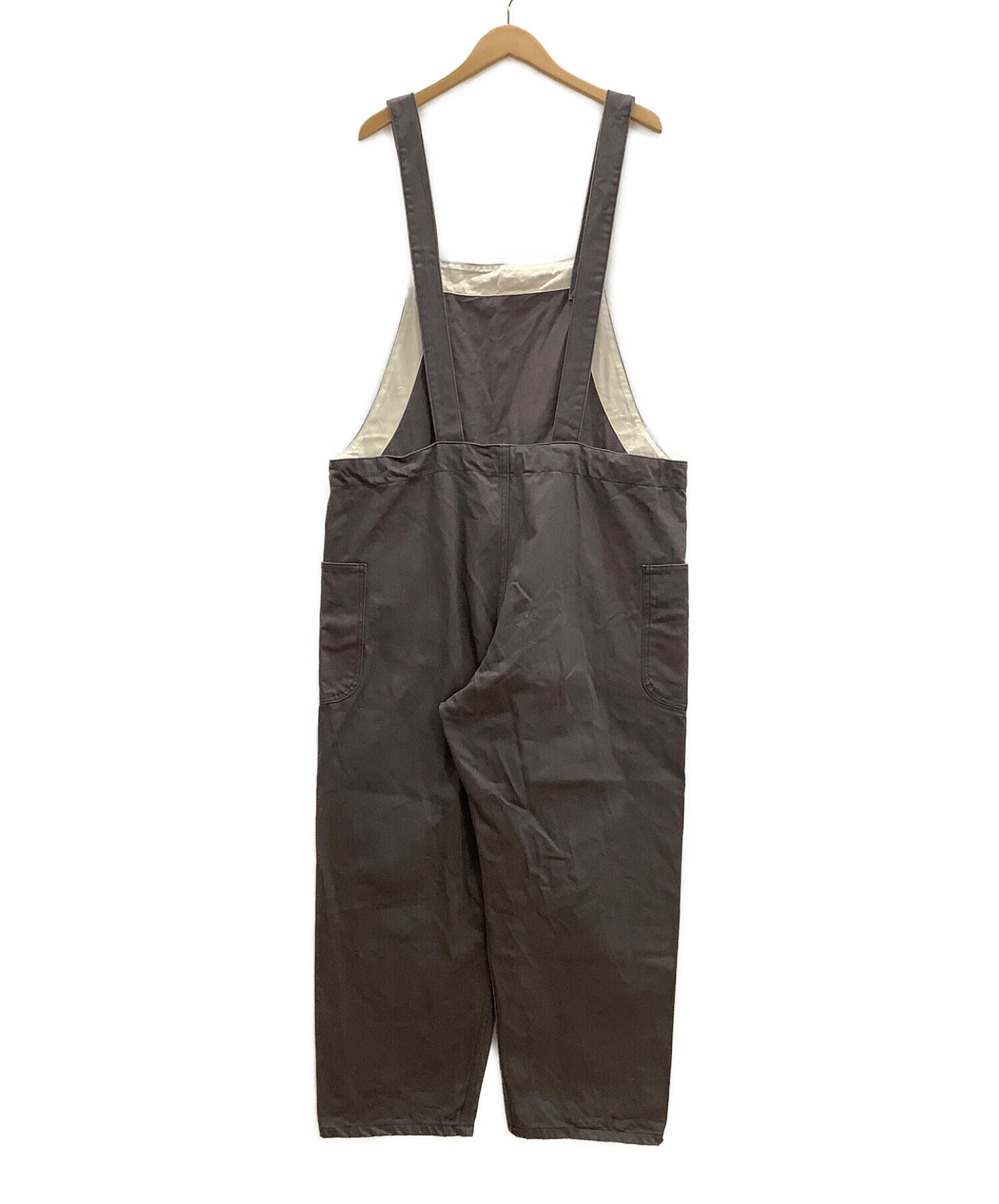 中古・古着通販】HATSKI (ハツキ) Katsuragi Selvedge Overall グレー