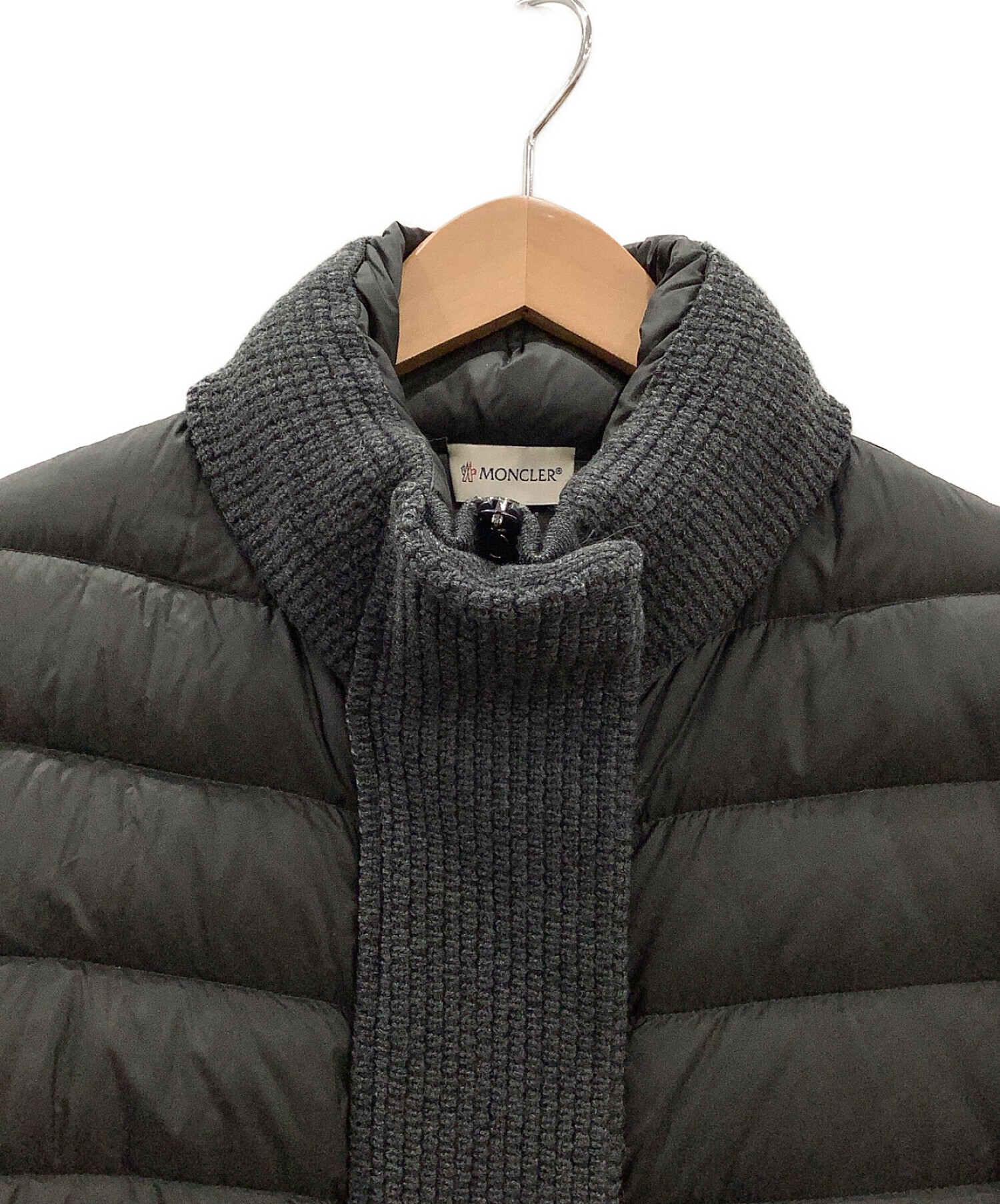 Moncler カーディガン・グレーsizeM約55cm国内定価 - カーディガン