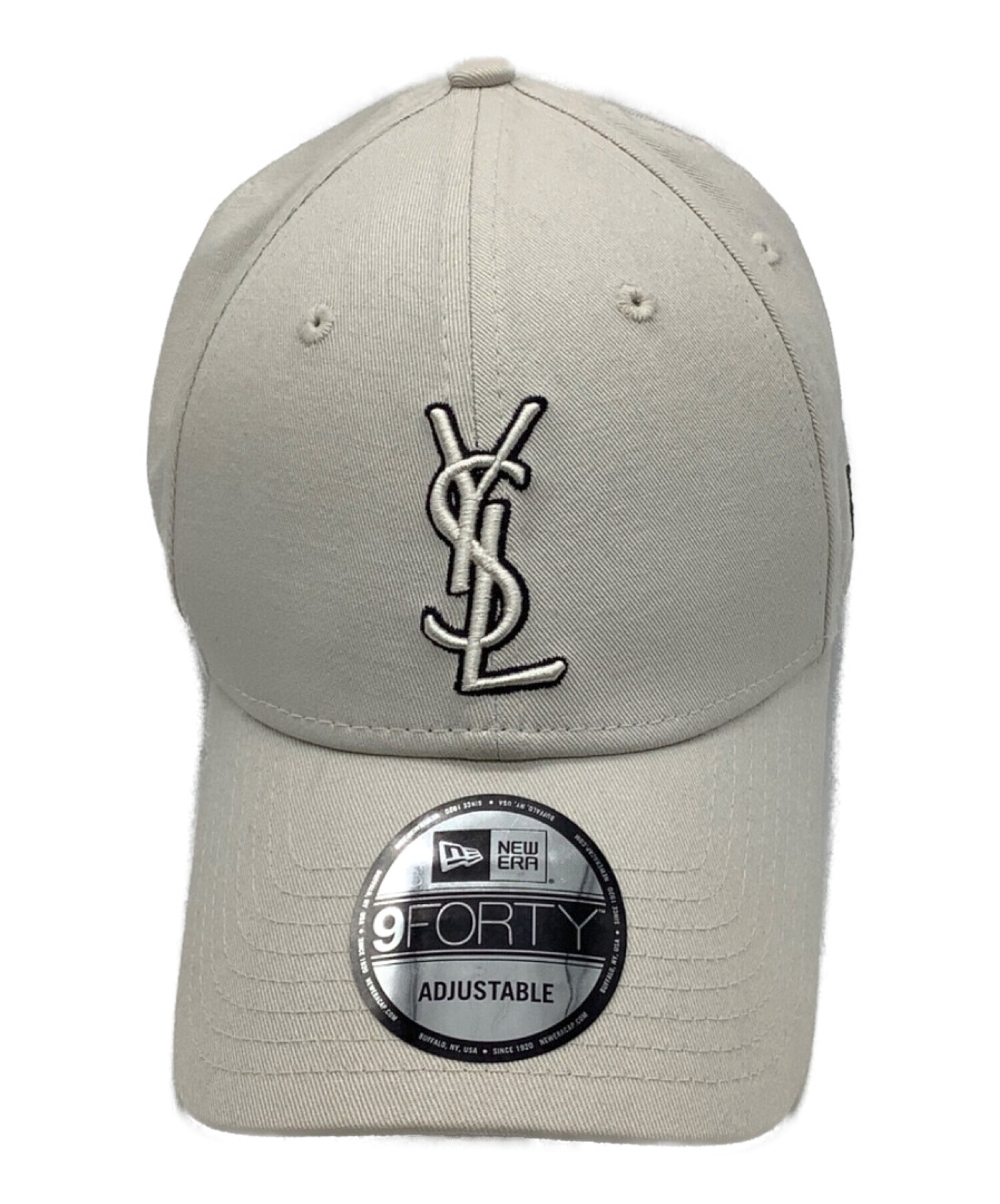 New Era (ニューエラ) Yves Saint Laurent (イヴサンローラン) New Era × Yves Saint Laurent  キャップ ベージュ