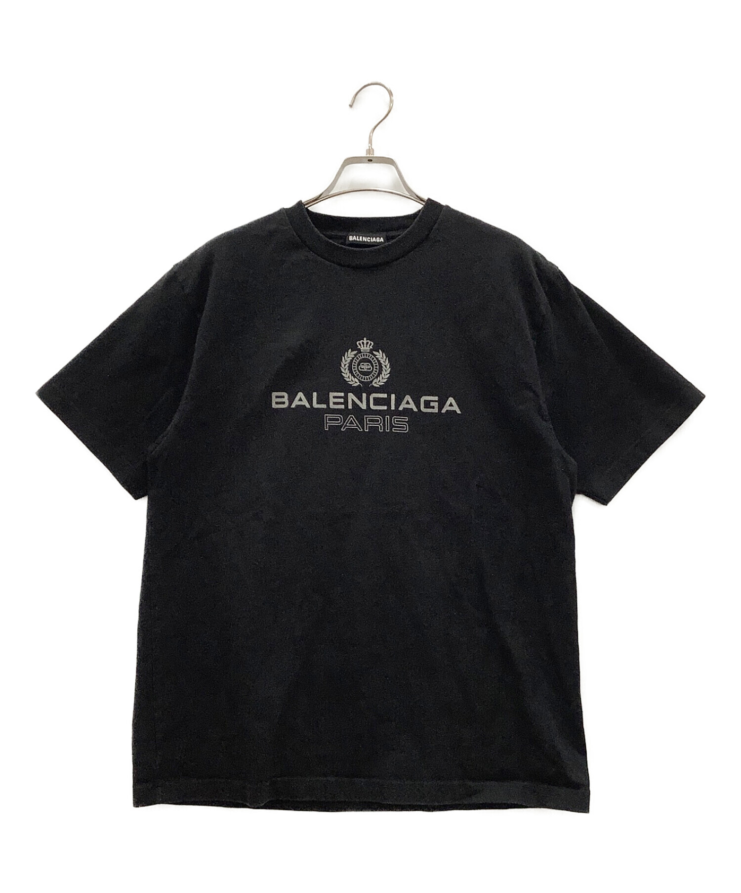 BALENCIAGA (バレンシアガ) 半袖カットソー ブラック サイズ:XS