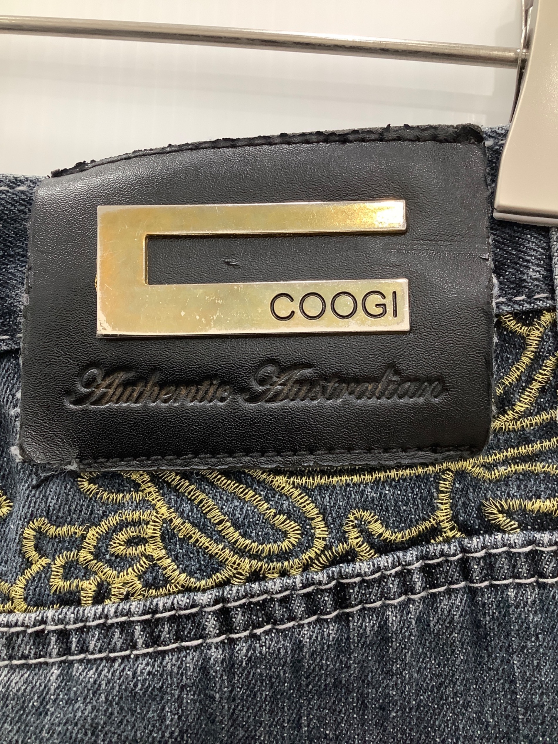 中古・古着通販】Coogi (クージー) Coogi ゴールド刺繍デニム ブルー サイズ:W34｜ブランド・古着通販 トレファク公式【TREFAC  FASHION】スマホサイト