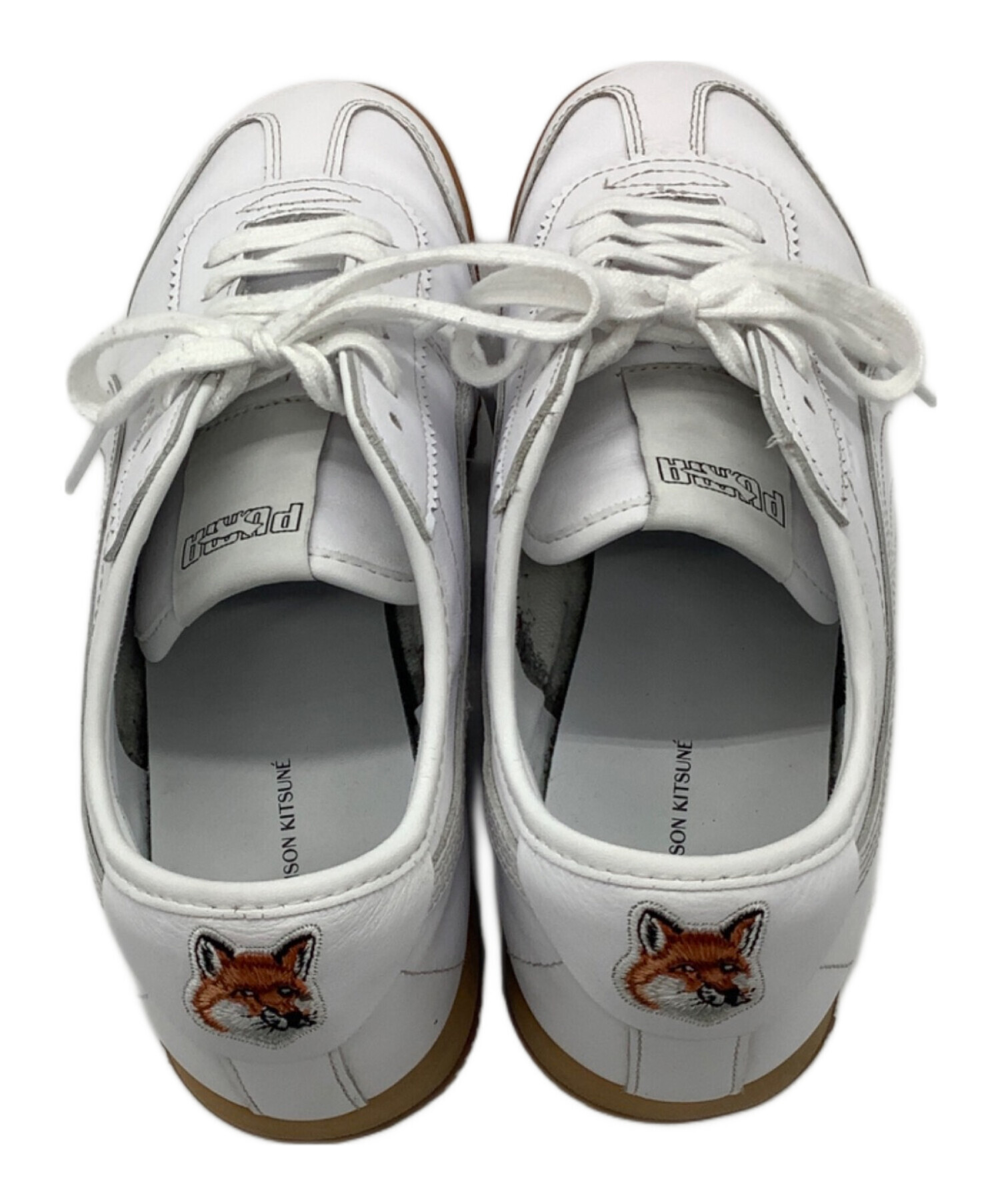 中古・古着通販】PUMA (プーマ) maison kitsune (メゾンキツネ) プーマ メゾンキツネ コラボ ローマ スニーカー ホワイト  サイズ:26.5cm｜ブランド・古着通販 トレファク公式【TREFAC FASHION】スマホサイト