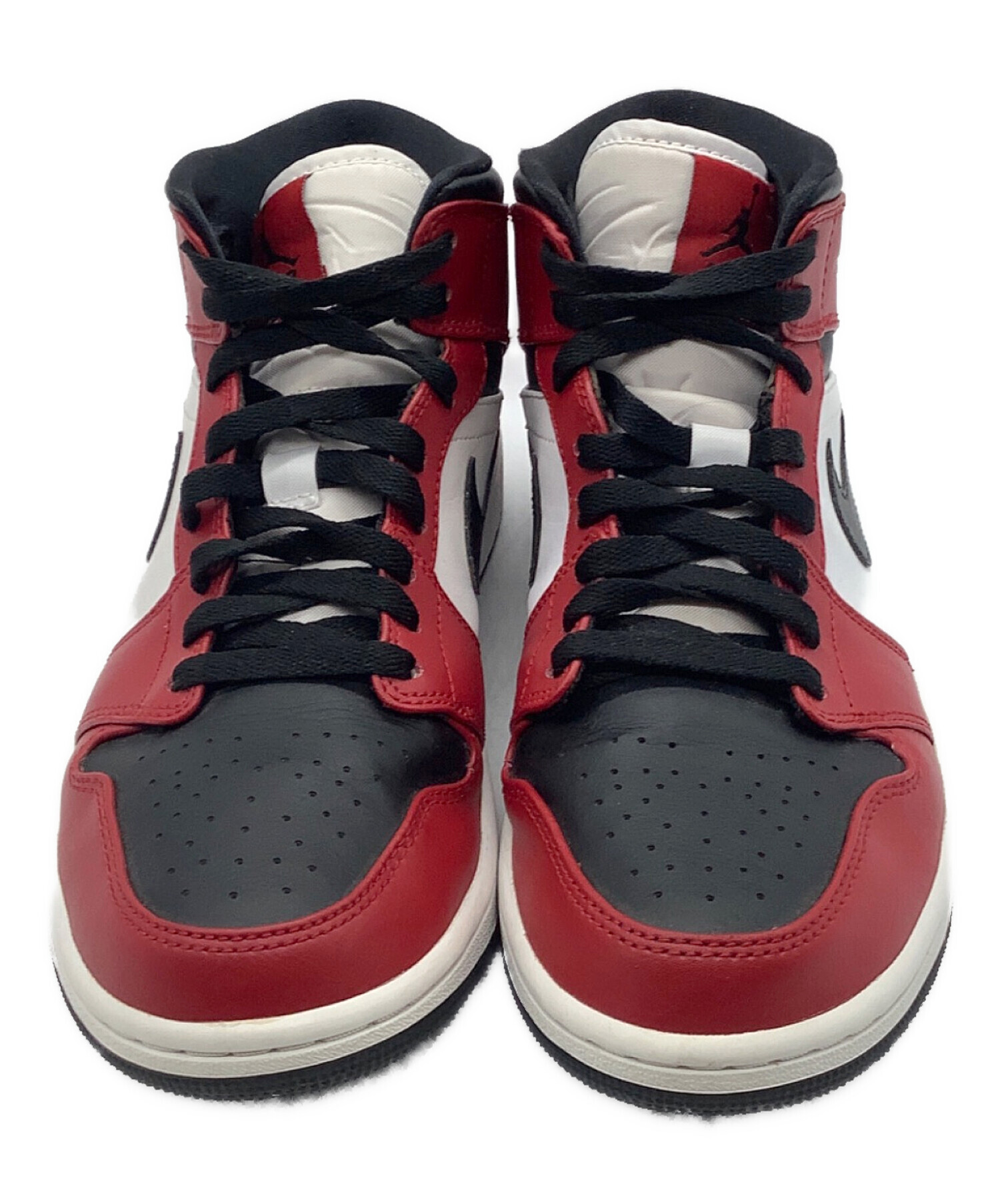 中古・古着通販】NIKE (ナイキ) NIKE AIR JORDAN 1 MID ブラック×ジムレッド サイズ:US8｜ブランド・古着通販  トレファク公式【TREFAC FASHION】スマホサイト