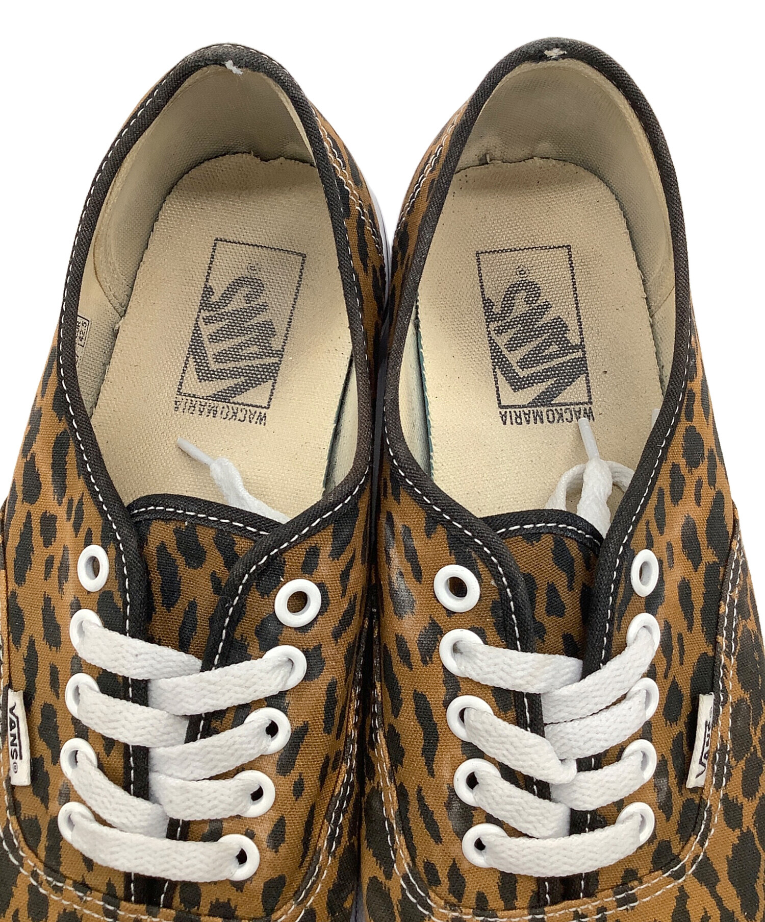 中古・古着通販】VANS (バンズ) WACKO MARIA (ワコマリア) レオパード柄ローカットスニーカー ブラウン×ブラック サイズ:27cm｜ブランド・古着通販  トレファク公式【TREFAC FASHION】スマホサイト