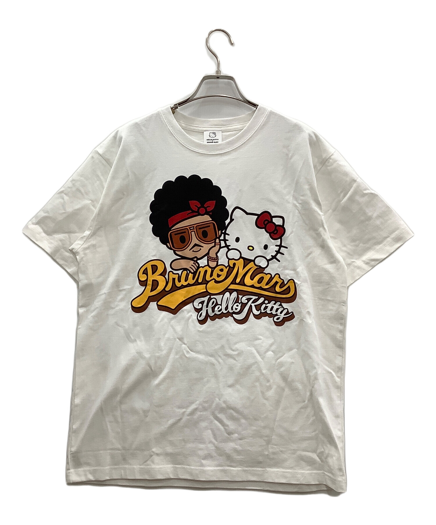 中古・古着通販】BRUNO MARS (ブルーノ マーズ) HELLO KITTY (ハローキティ) コラボプリントTシャツ ホワイト  サイズ:L｜ブランド・古着通販 トレファク公式【TREFAC FASHION】スマホサイト