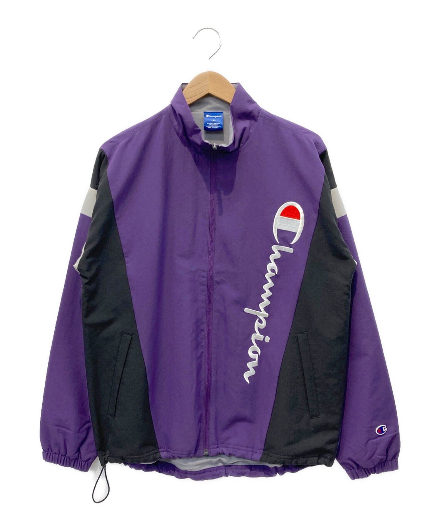 Champion (チャンピオン) ジップアップジャケット パープル サイズ:M