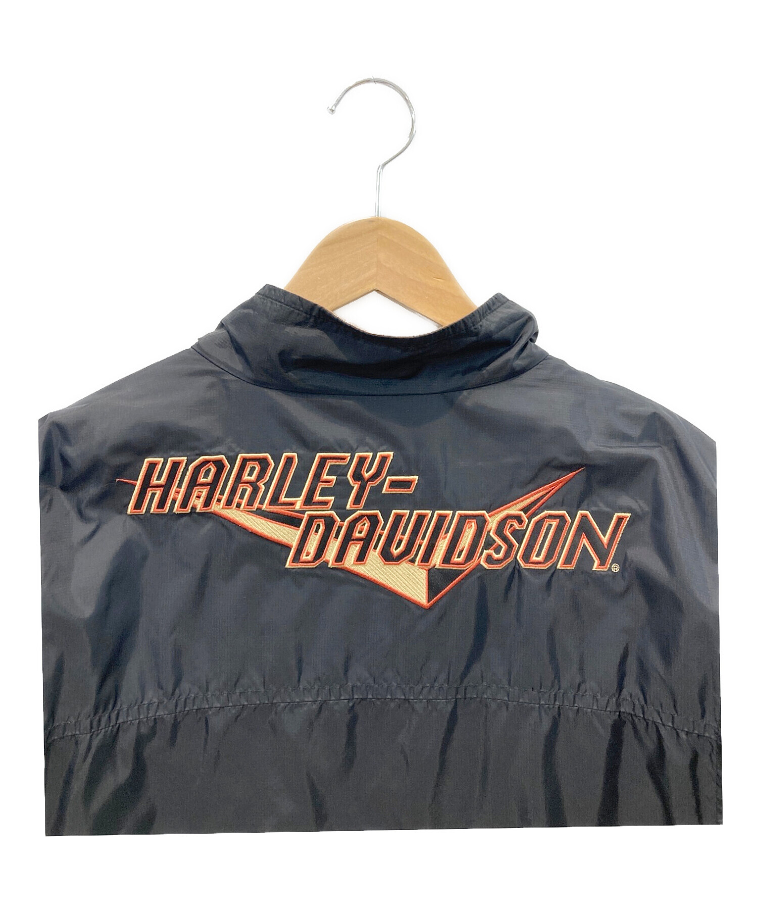 HARLEY-DAVIDSON (ハーレーダビッドソン) ナイロンジャケット ブラック サイズ:L