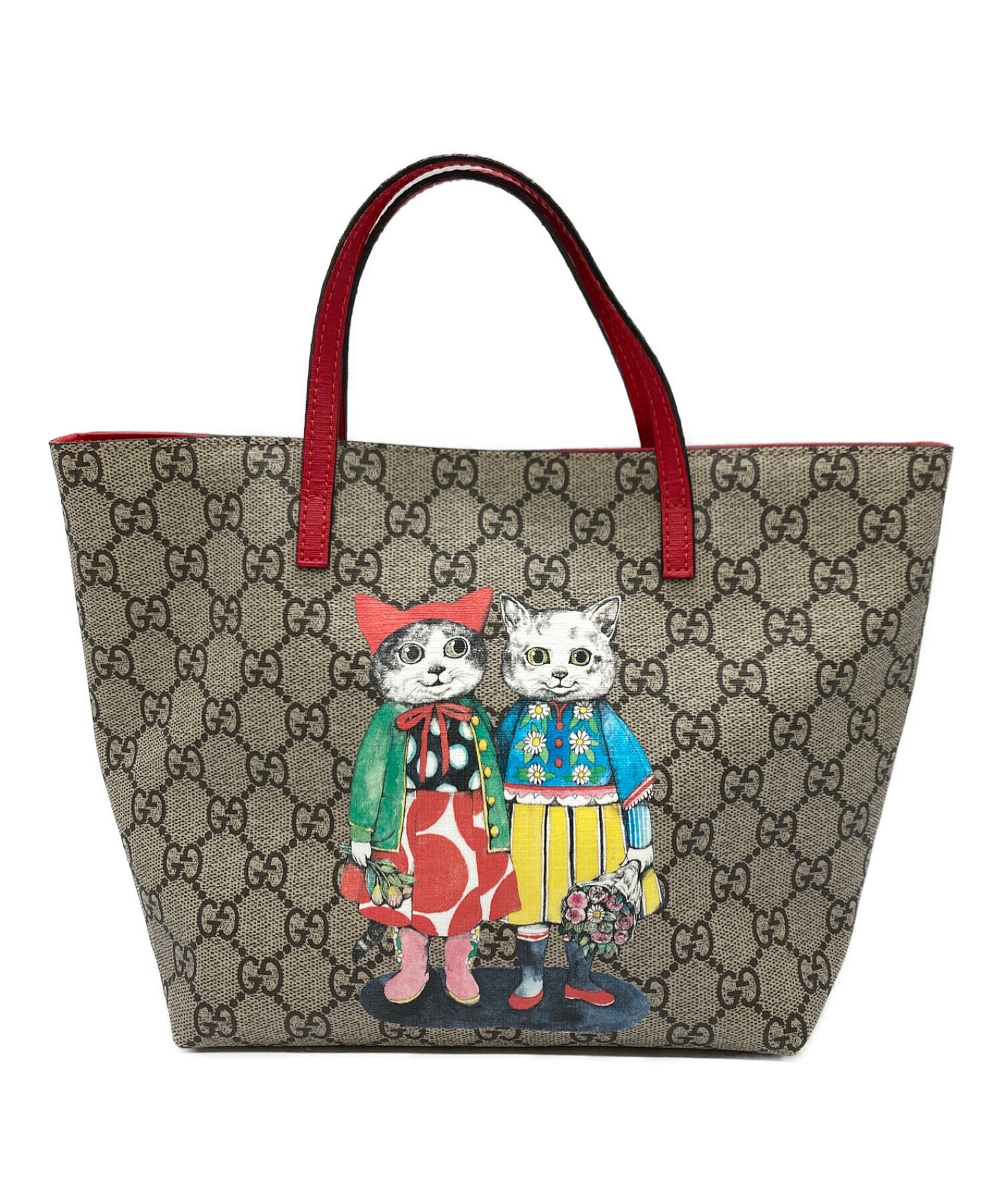 中古・古着通販】GUCCI (グッチ) チルドレンズキャットトートバッグ