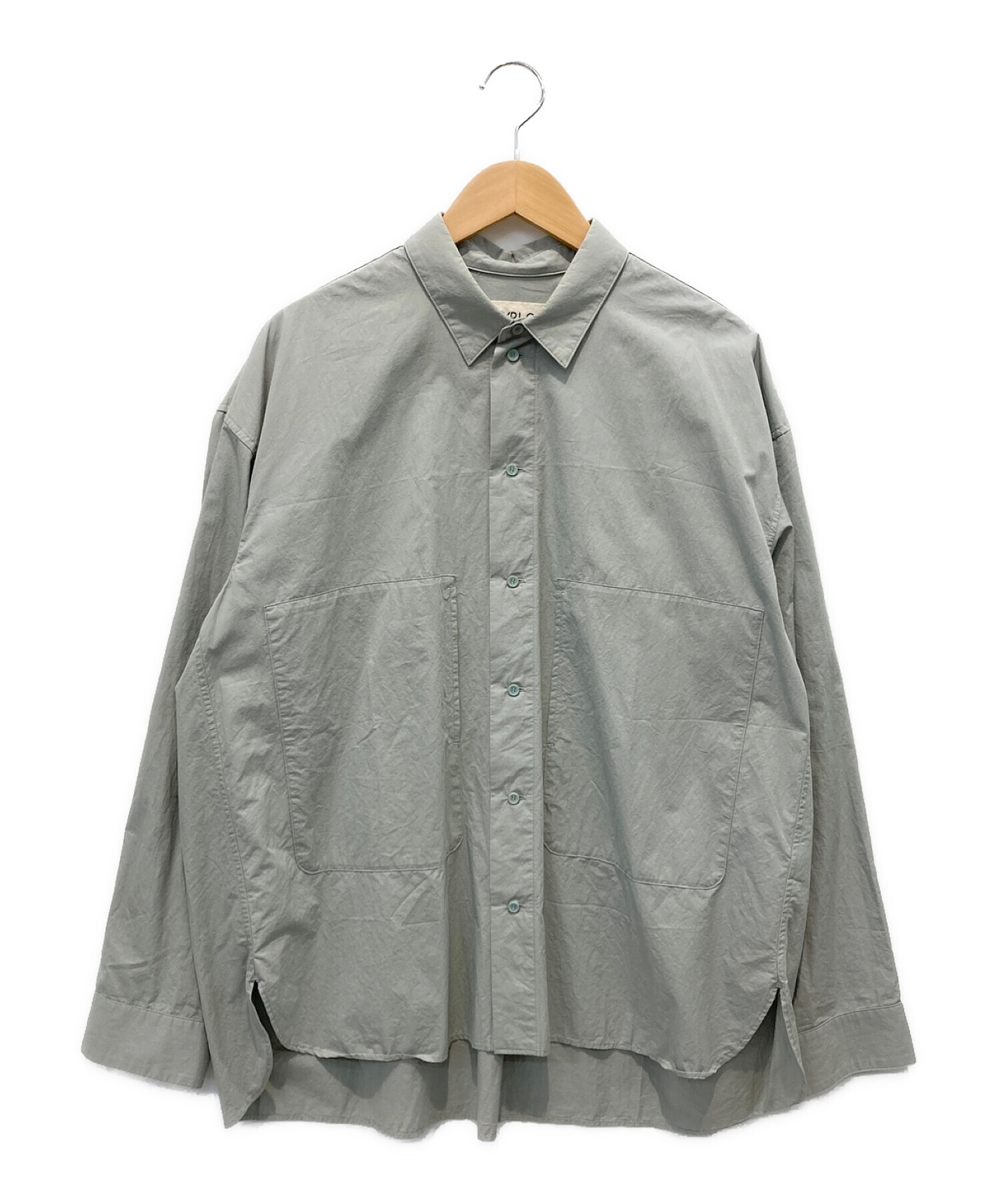 POLYPLOID (ポリプロイド) シャツジャケット ミント サイズ:3